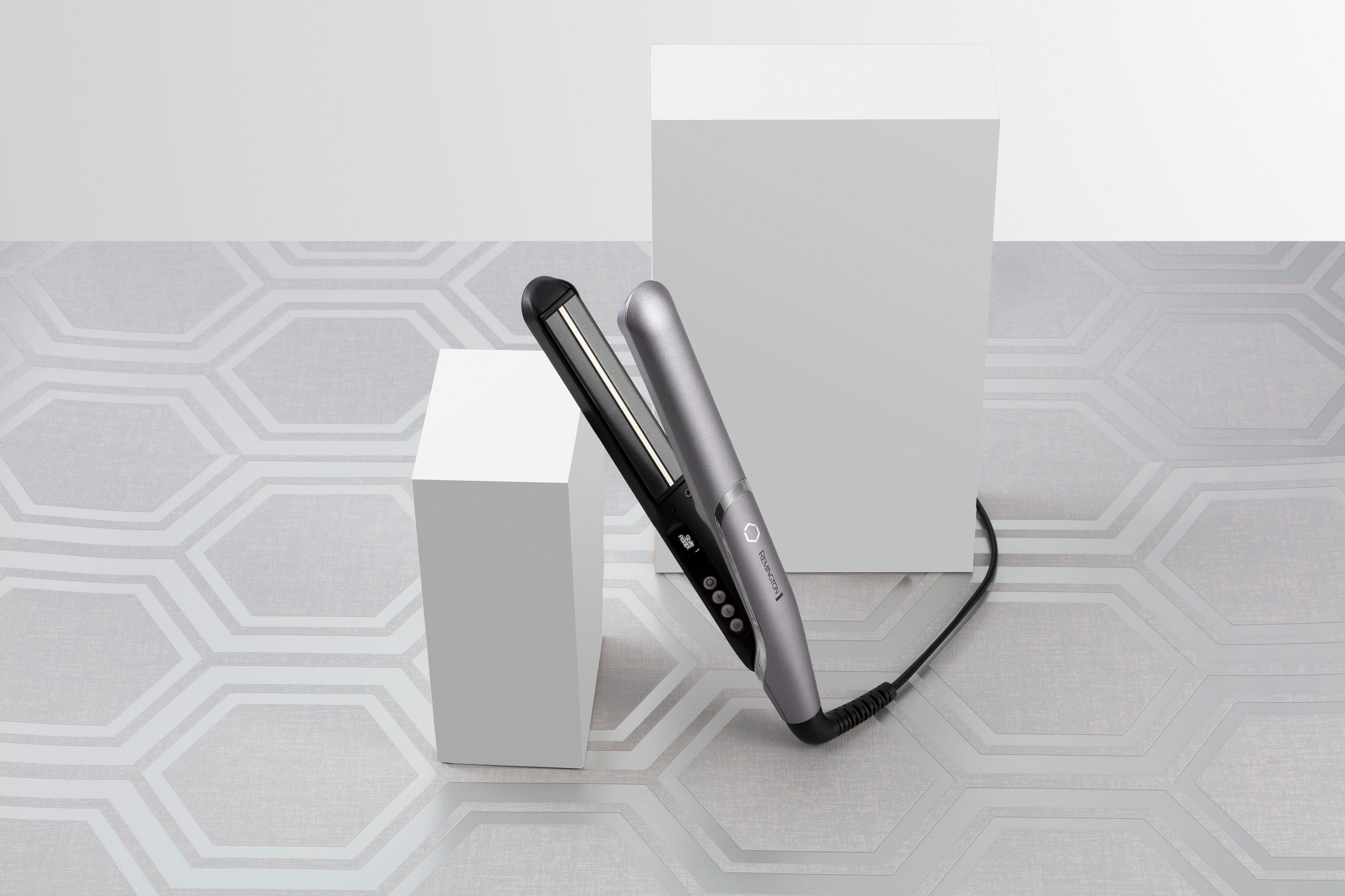 Remington Glätteisen PROluxe You™ S9880 Keramik-Beschichtung, lernfähiger Haarglätter, Memory Funktion, 2 StyleAdapt™ Nutzerprofile lila