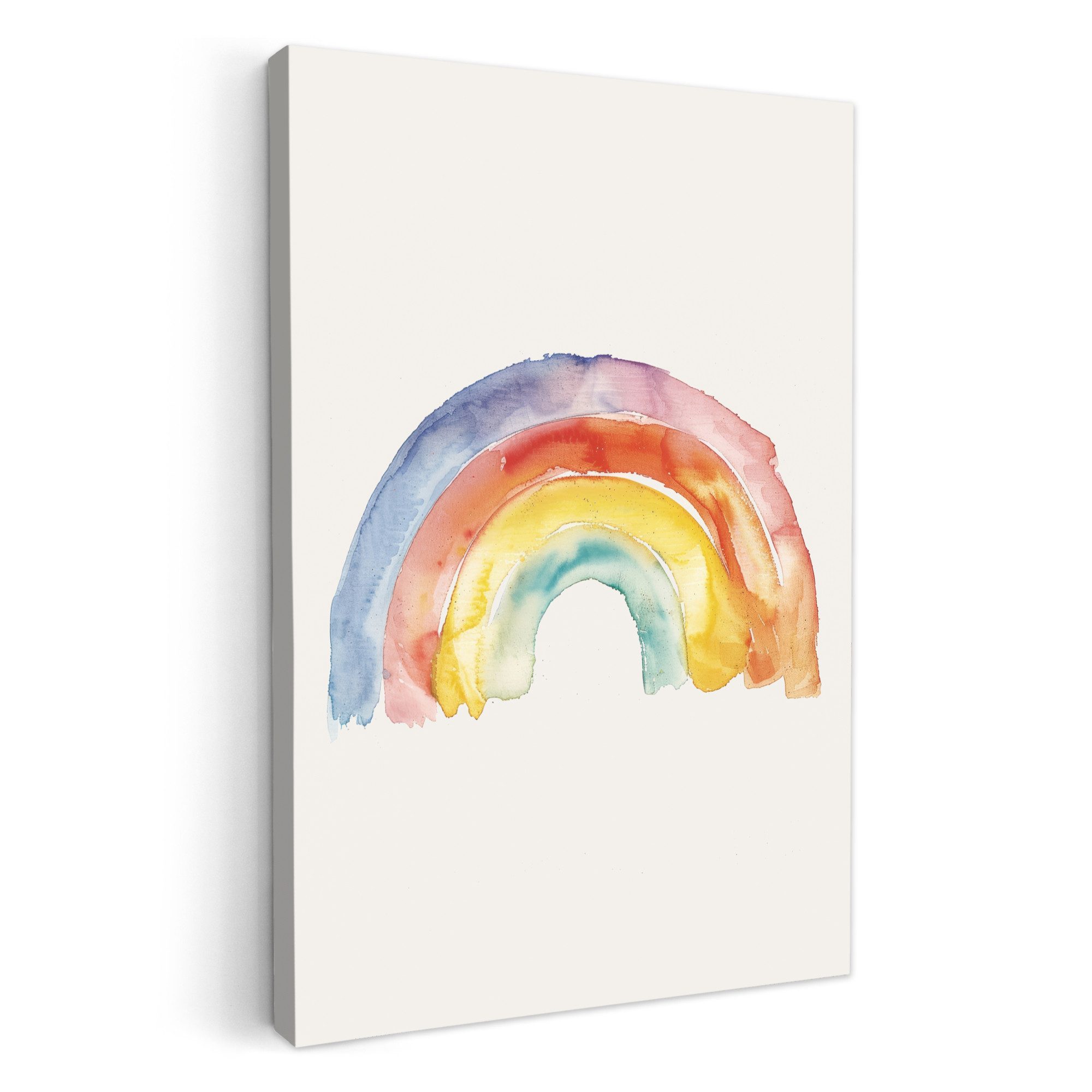 OneMillionCanvasses® Leinwandbild Regenbogen - Aquarell - Farbenfroh, Fotod günstig online kaufen