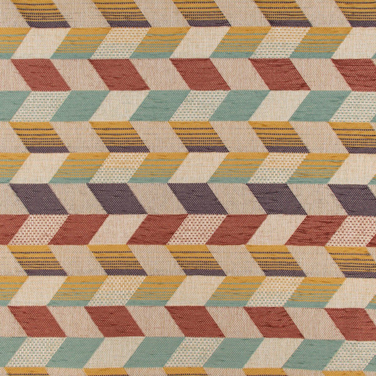 SCHÖNER LEBEN. Stoff Polsterstoff Meterware Dekostoff Jacquard Flachgewebe Mira lila 140cm, pflegeleicht