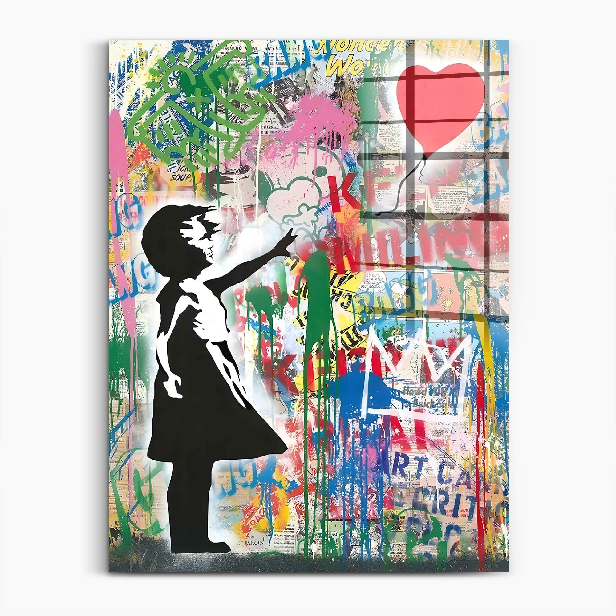 Wandbild Follow your Heart