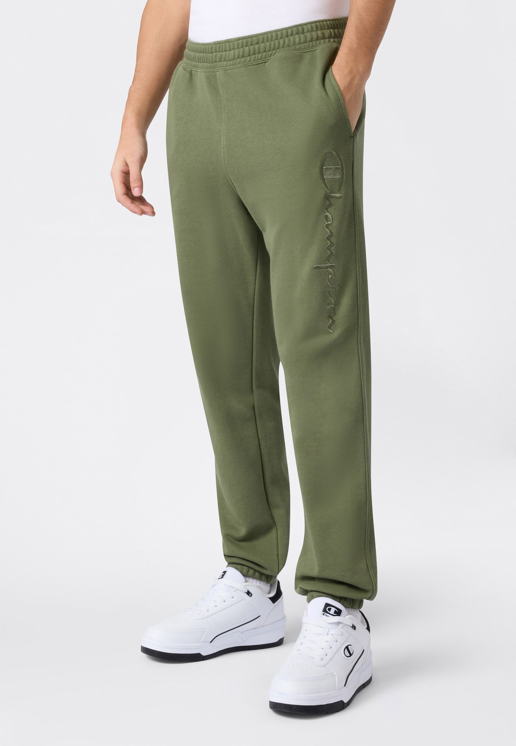 Champion Jogginghose ICONS Terry Elastic Cuff Pants Large Logo (1-tlg)