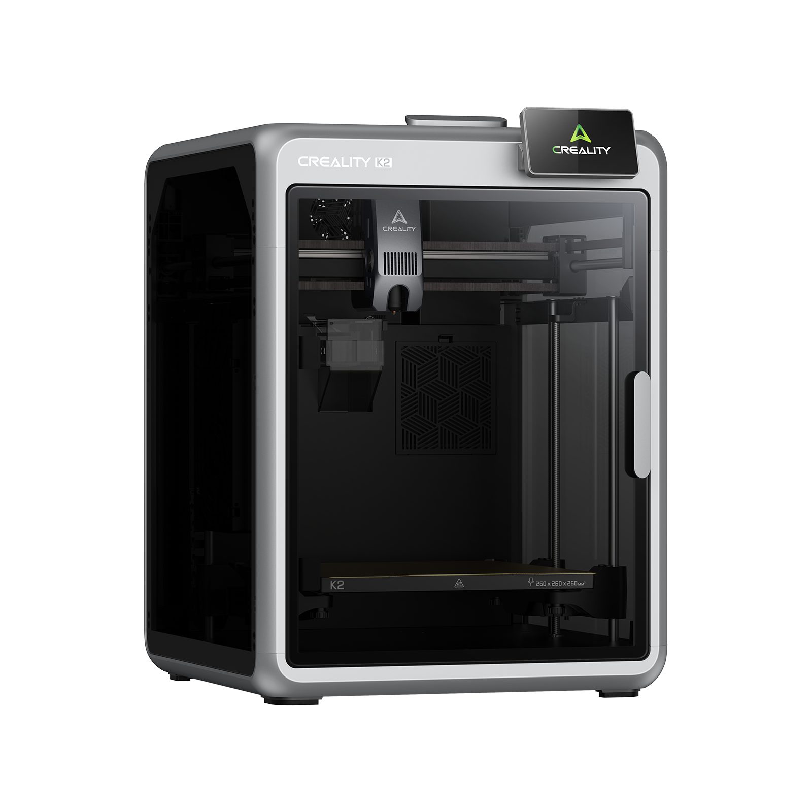 Creality 3D 3D-Drucker Creality K2, CoreXY bis 600 mm/s Dual-Gear Vollmetall Extruder CFS Mehrfarbendruck