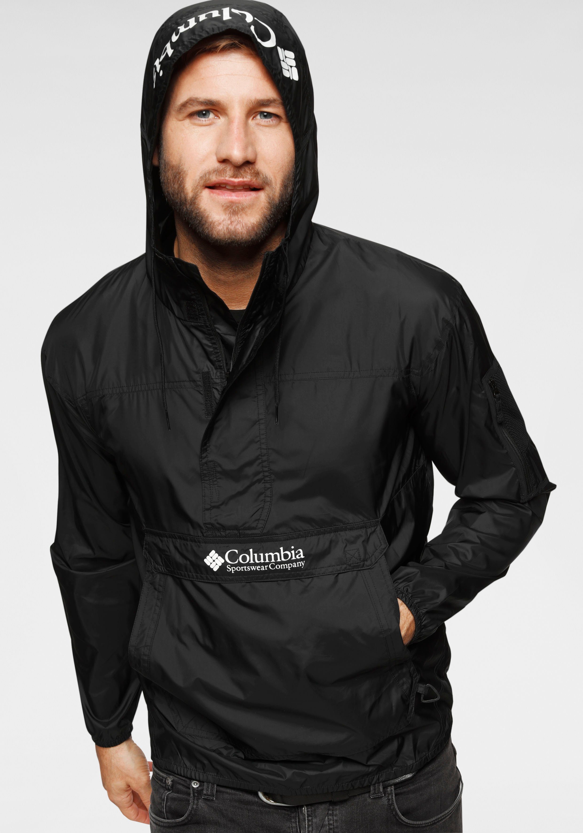 schwarz Windbreaker Columbia CHALLENGER