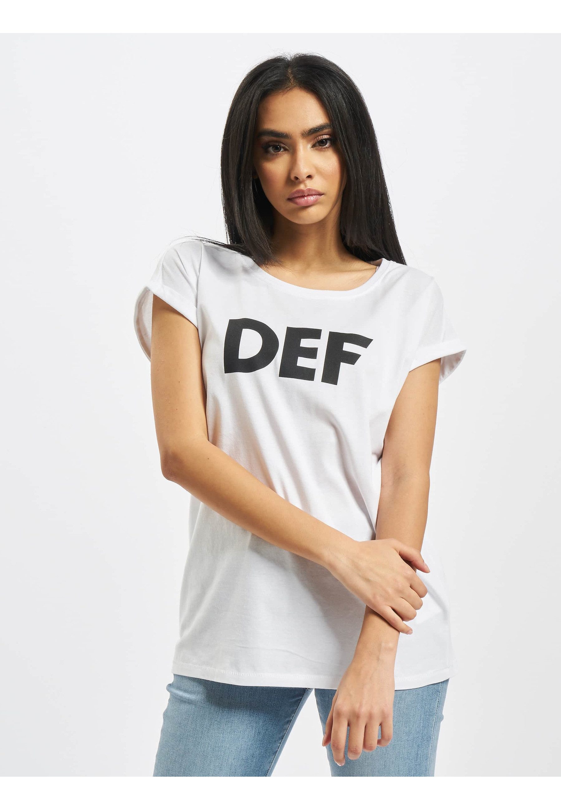 DEF Kurzarmshirt DEF Damen Sizza T-Shirt (1-tlg)