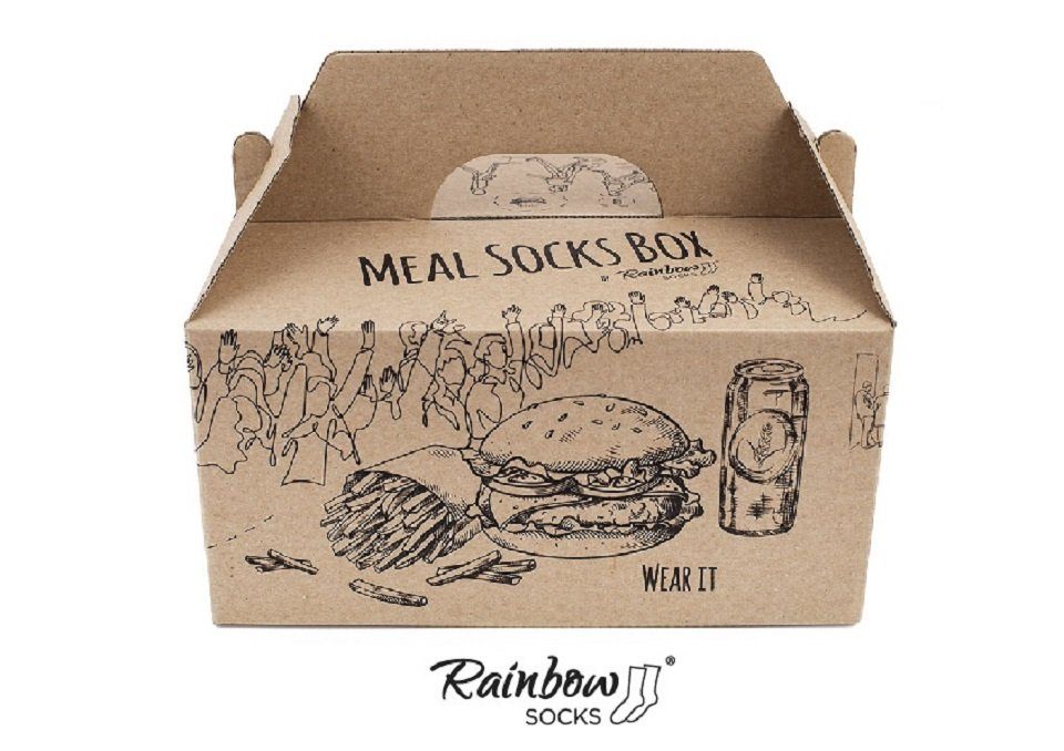 Capelli New York Socken Meal Socken Box - 5 Paar