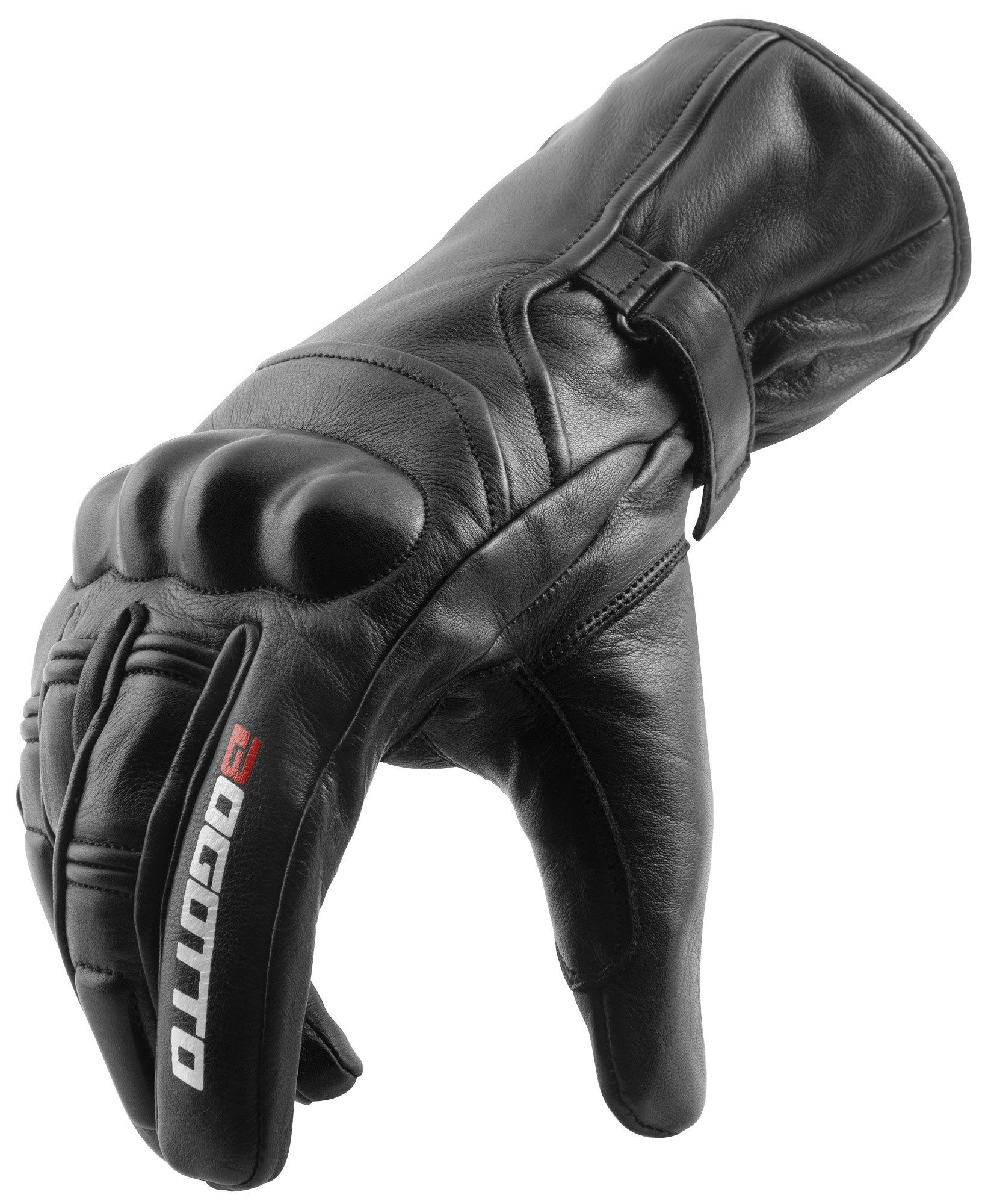 Bogotto Motorradhandschuhe Secca wasserdichte Motorrad Handschuhe lange Stulpe,gefüttert,Touchscreenbedienung möglich,wasserdicht