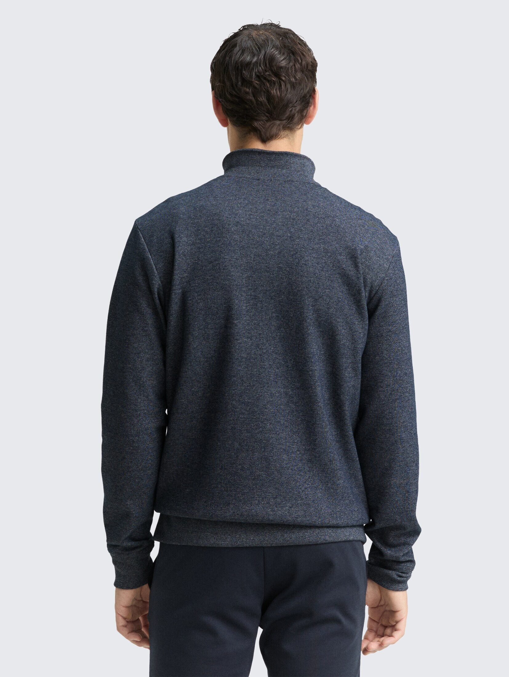 TOM TAILOR Sweatjacke Strick & Sweatshirts Sweatjacke in Melange-Optik