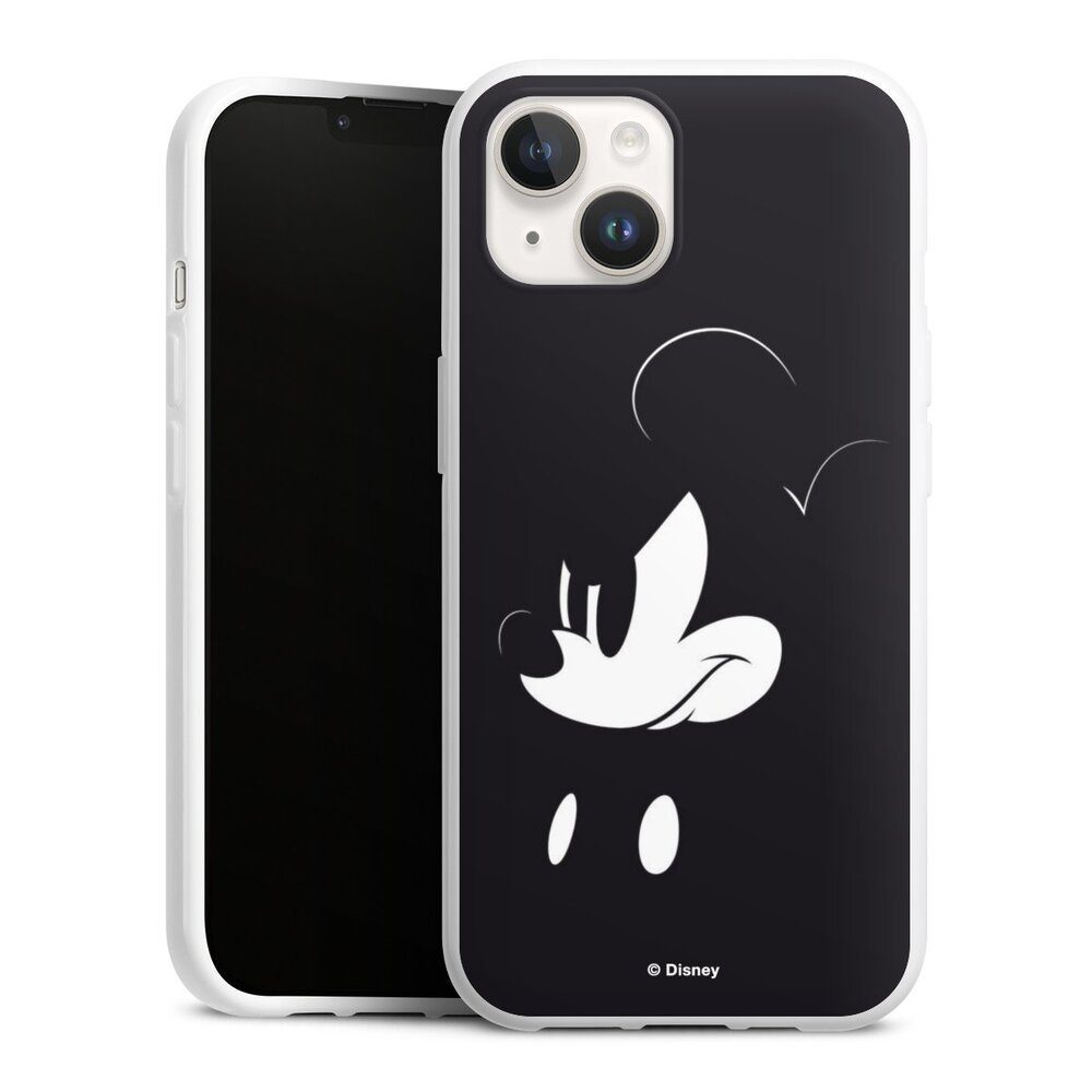 DeinDesign Handyhülle Mickey Mouse Offizielles Lizenzprodukt Disney Mickey Mouse - Mad, Apple iPhone 15 Silikon Hülle Bumper Case Handy Schutzhülle