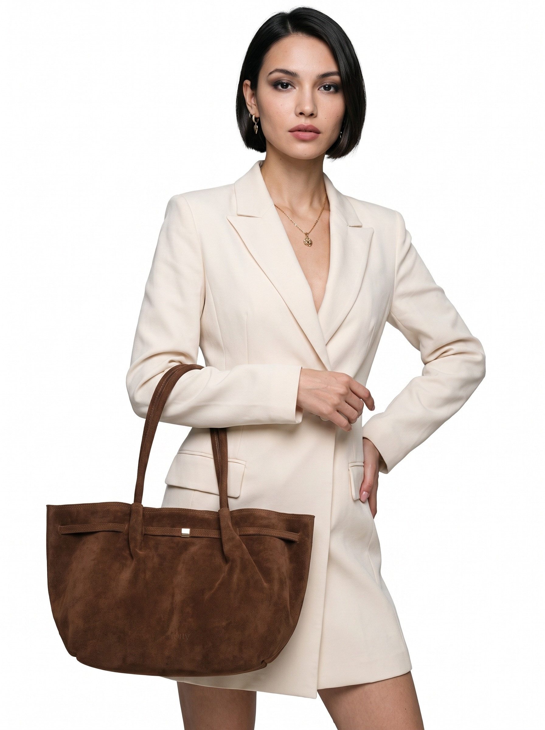 forty° Shopper Marvezza - M, echt Leder, Made in Italy