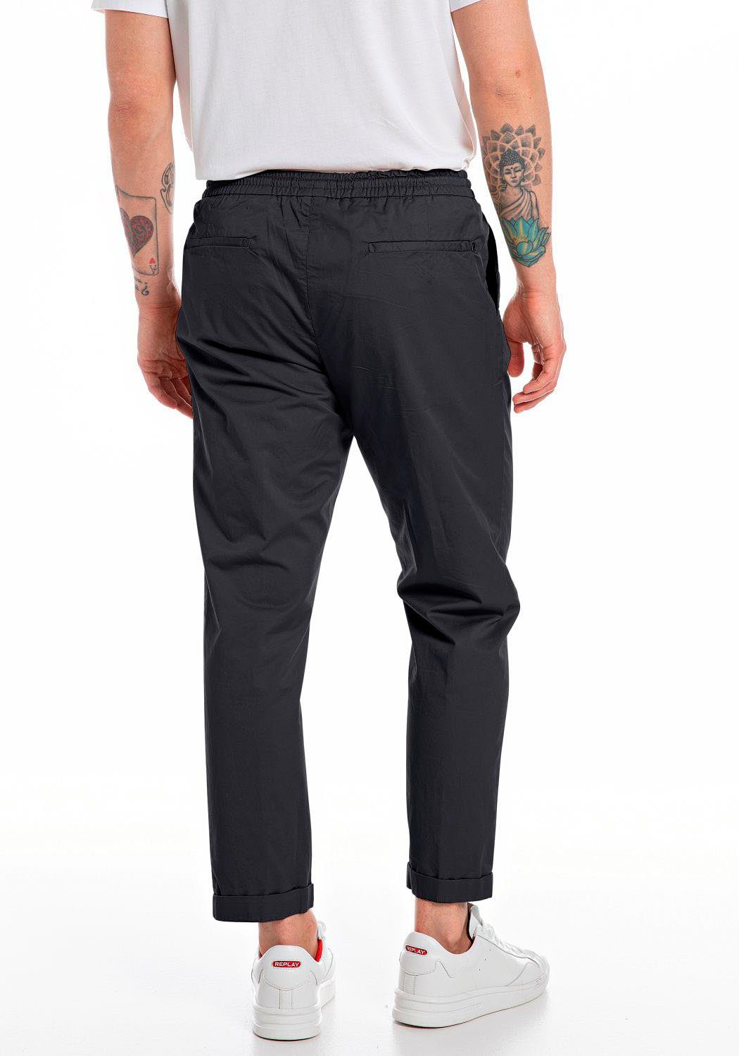 Replay Schlupfhose Regular Fit mit elastischem günstig online kaufen