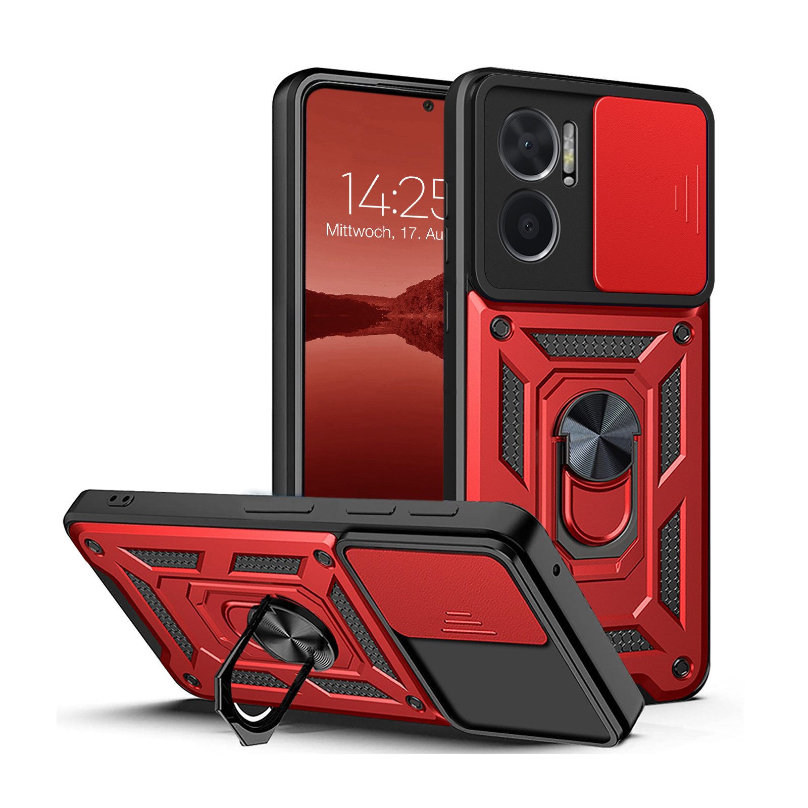 Tec-Expert Handyhülle Outdoor Cover Hülle für Xiaomi Redmi 10 6.5 Zoll, 6.5", Premium Hülle mit Kameraschutz aus verstärktem Polycarbonat