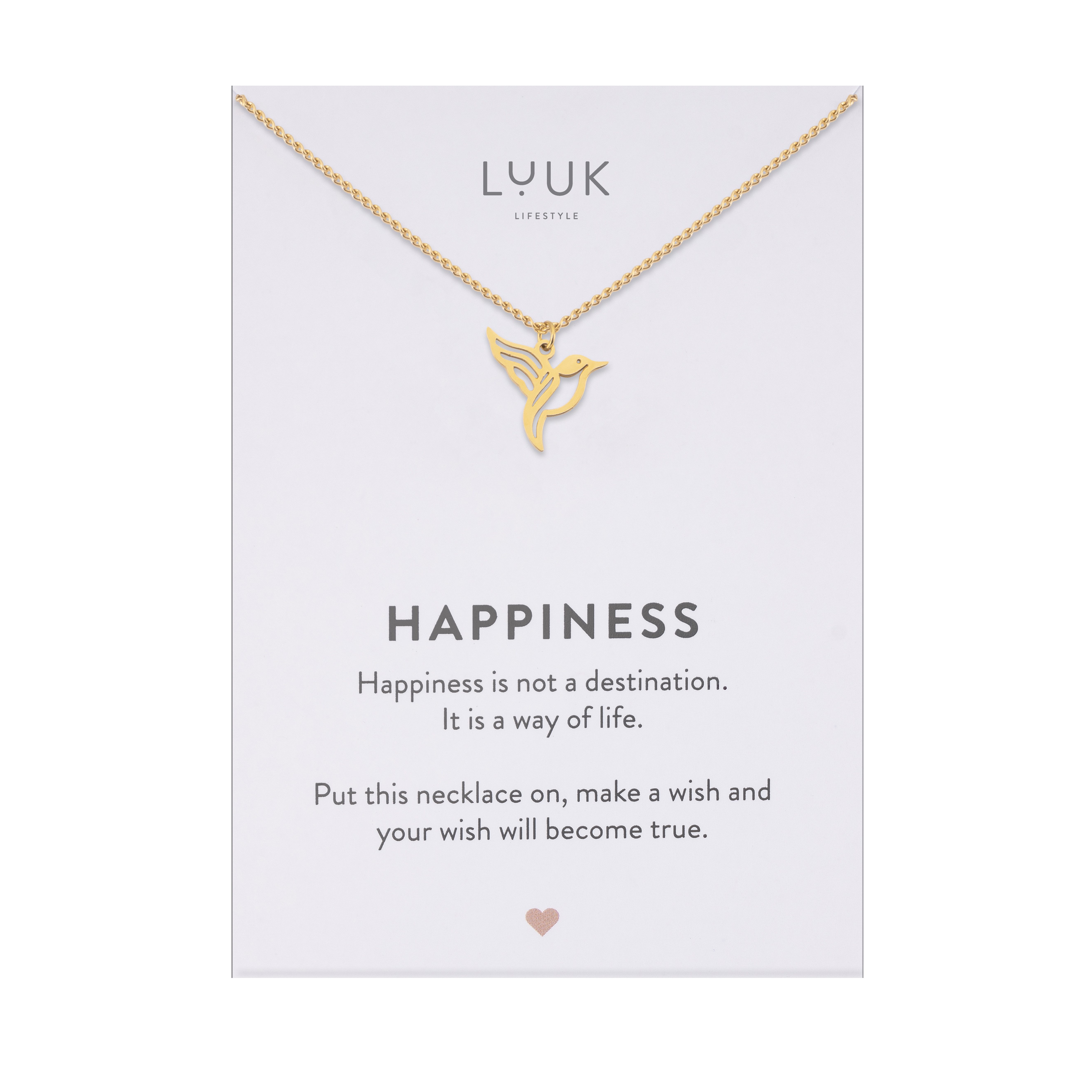 LUUK LIFESTYLE Kette mit Anhänger Kolibri, günstig online kaufen