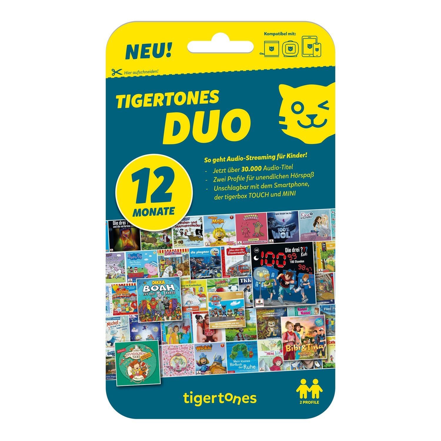Spiel tigertones DUO ticket - 12 Monate