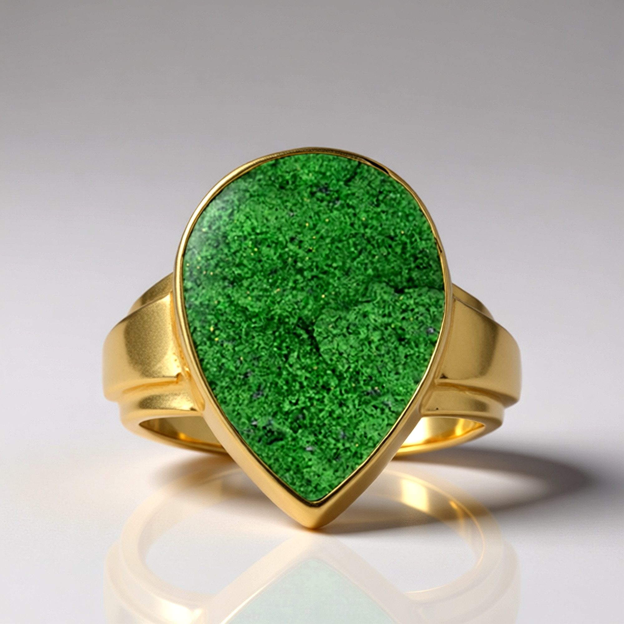 Cavill Solitärring Cavill Ring 12 ct Tropfenschliff, vergoldetes Sterlingsi günstig online kaufen