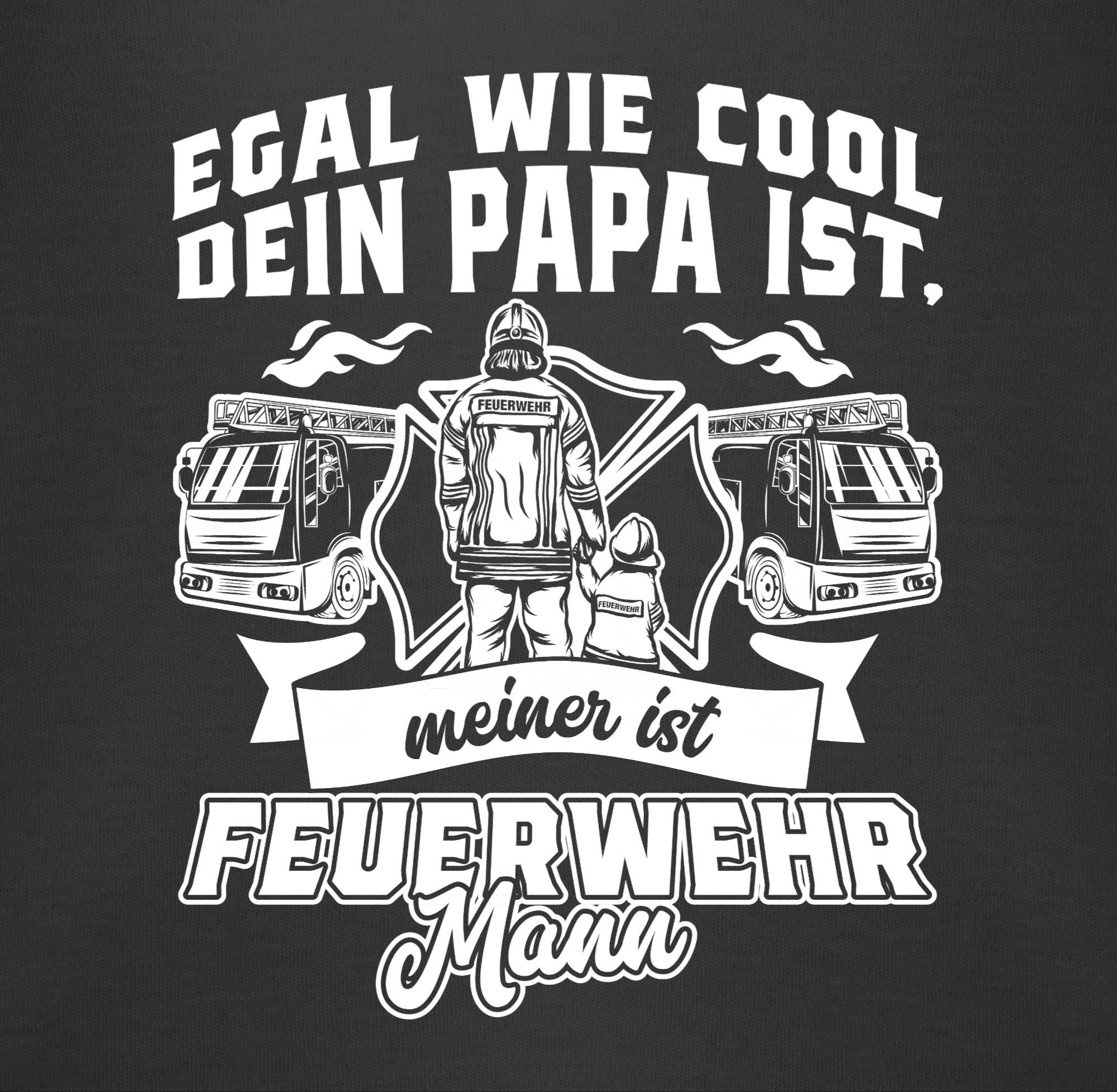 Schwarz cool Feuerwehr dein Shirtbody 2 Feuerwehr Mann Egal Shirtracer wie Papa ist ist meiner