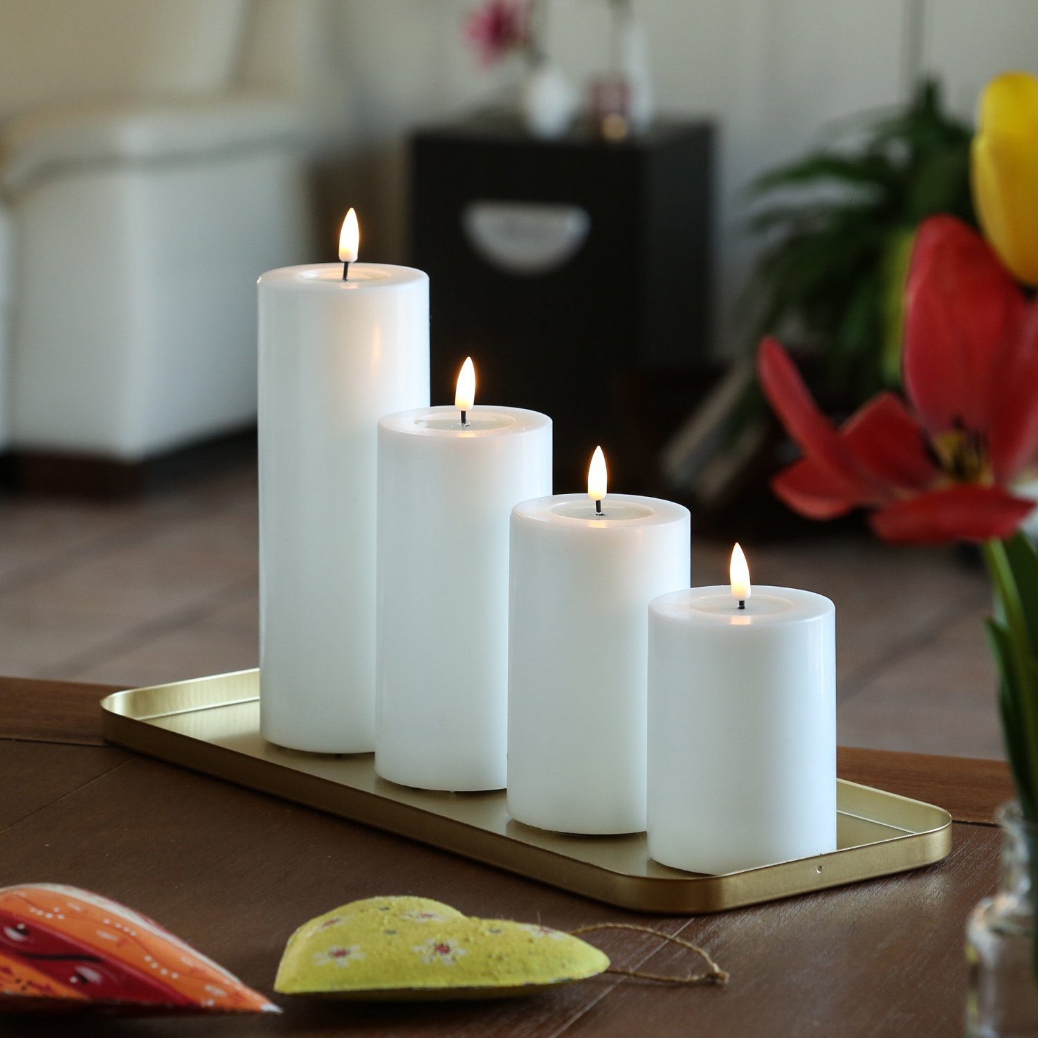 Deluxe Homeart LED-Kerze LED Kerzenset MIA günstig online kaufen