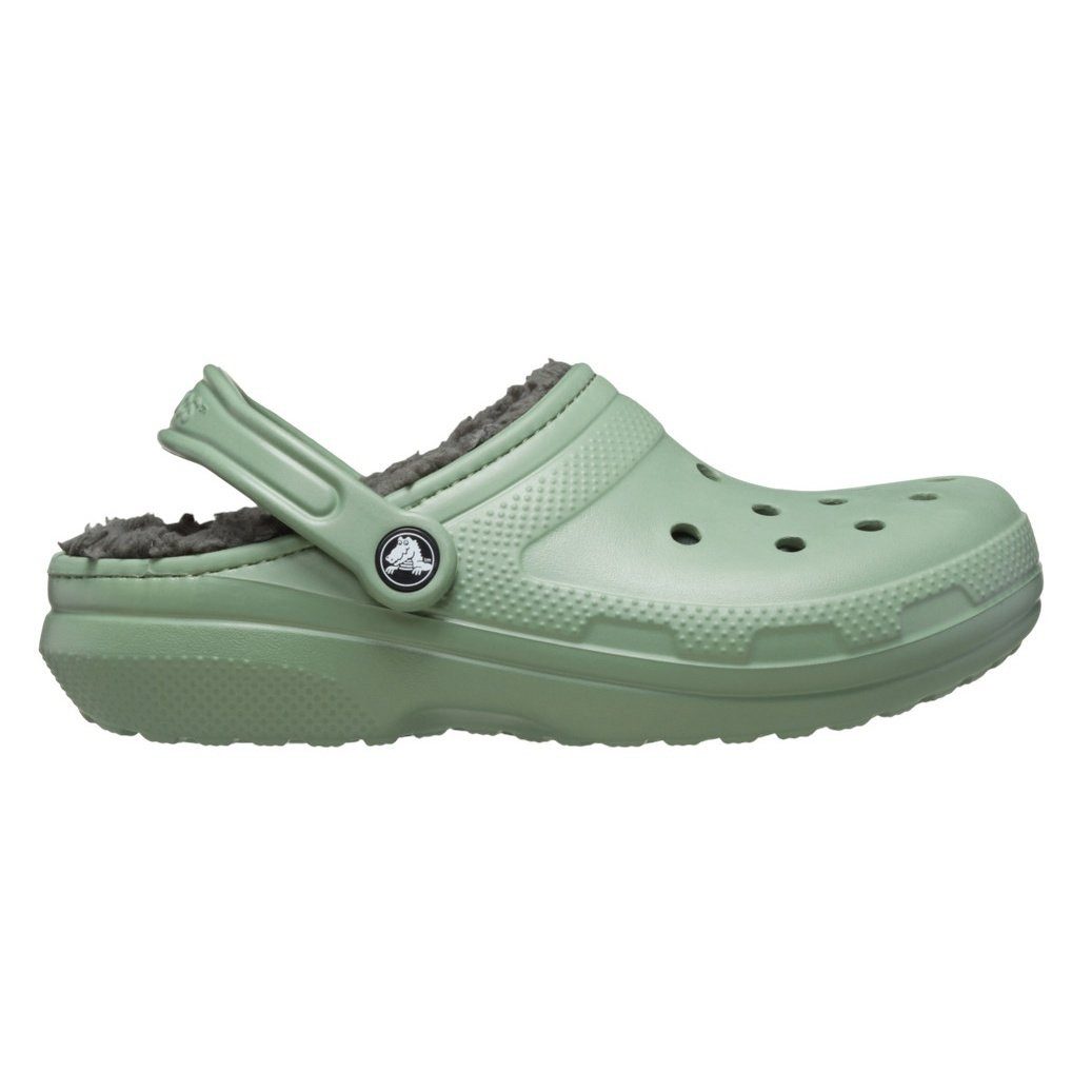 Crocs Sandale Classic Lined Clog (mit Innenfutter) grün - 1 Paar Badeschuh günstig online kaufen