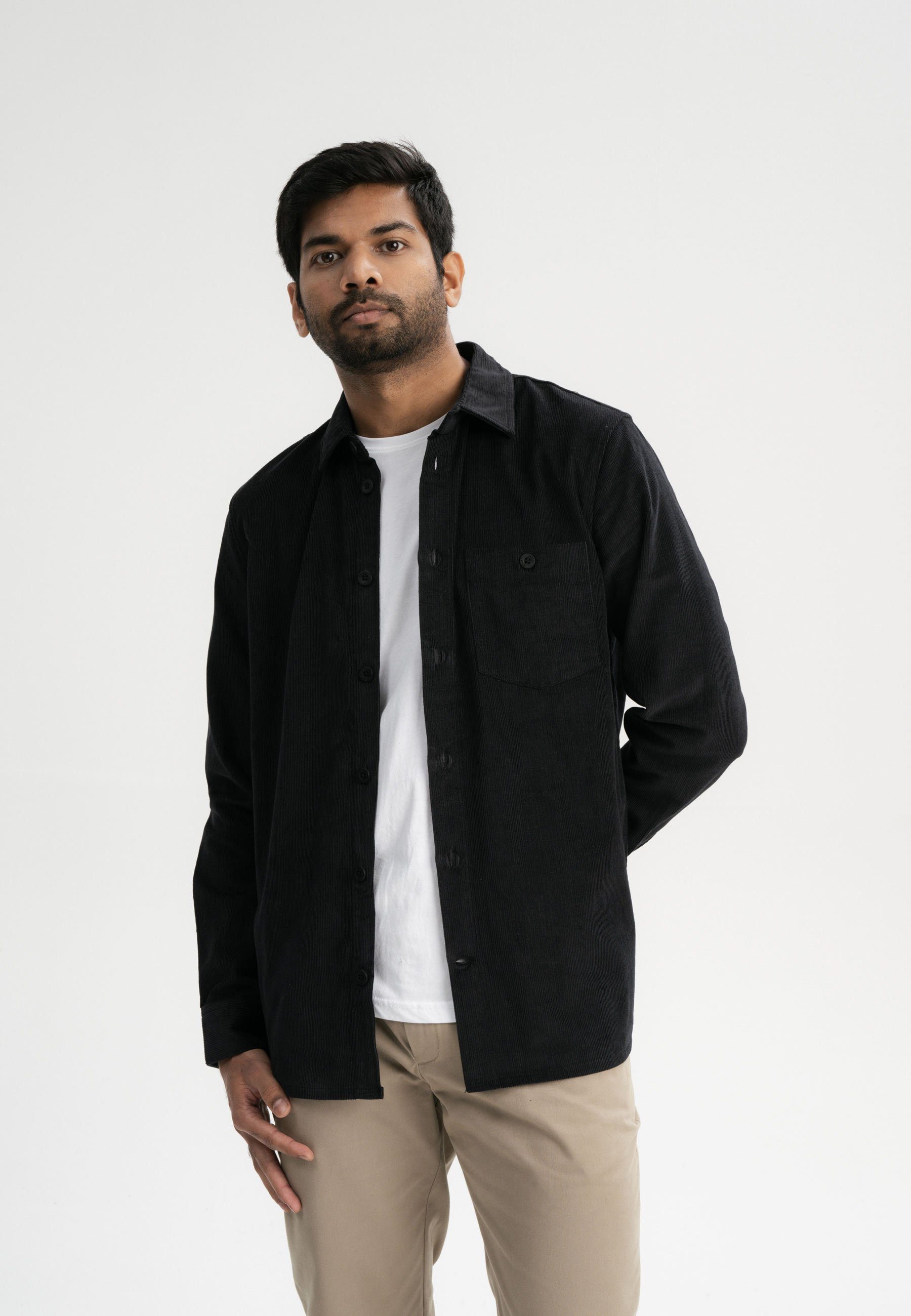 MELA Langarmhemd Cord Hemd Style NIMIT