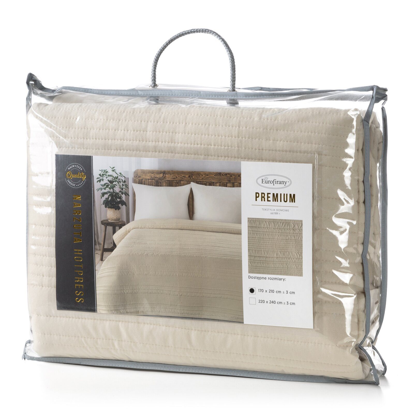 Eurofirany Tagesdecke TARA, Gestreift Bettüberwurf mit Streifenmuster Velou günstig online kaufen