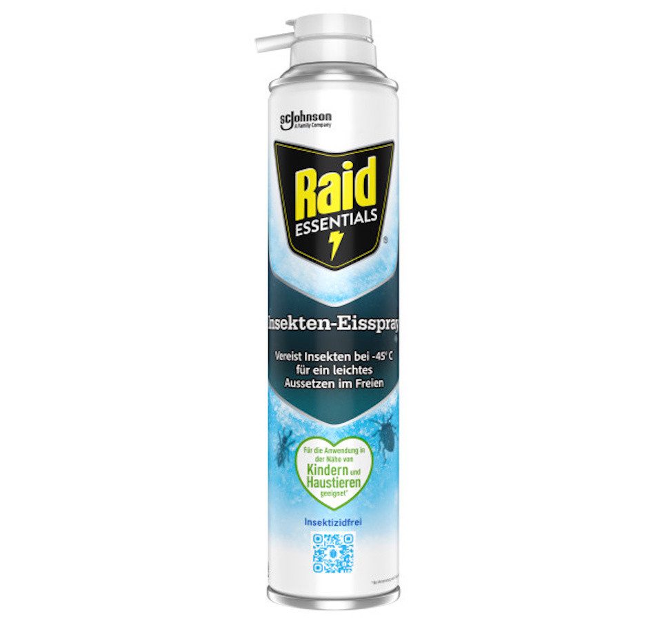 Raid Insektenspray Freeze Spray, Aerosol frei gegen kriechende Insekten, 350ml, 1-St.