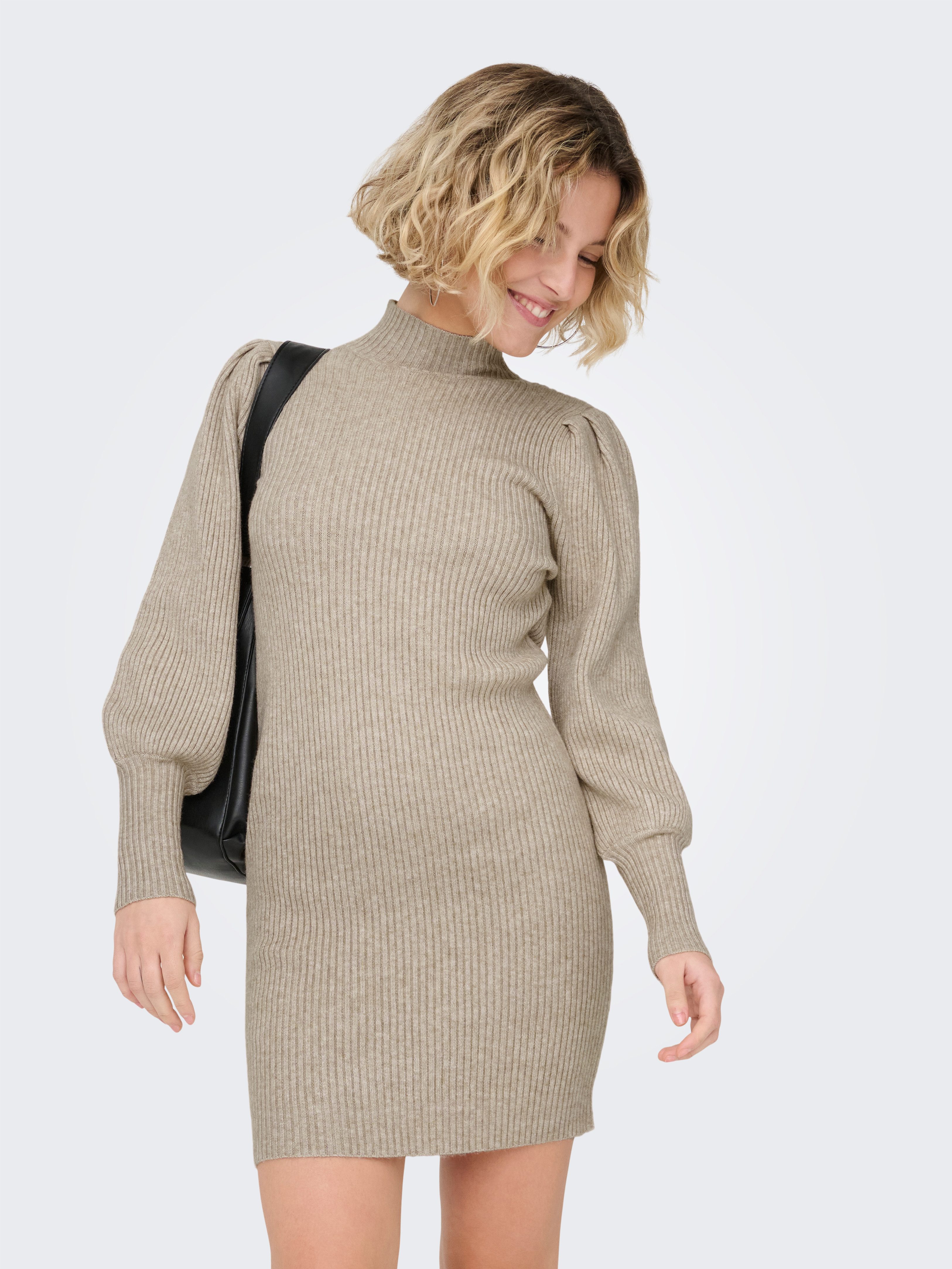 ONLY Strickkleid ONLKATIA L/S DRESS KNT NOOS Viskosemischung günstig online kaufen