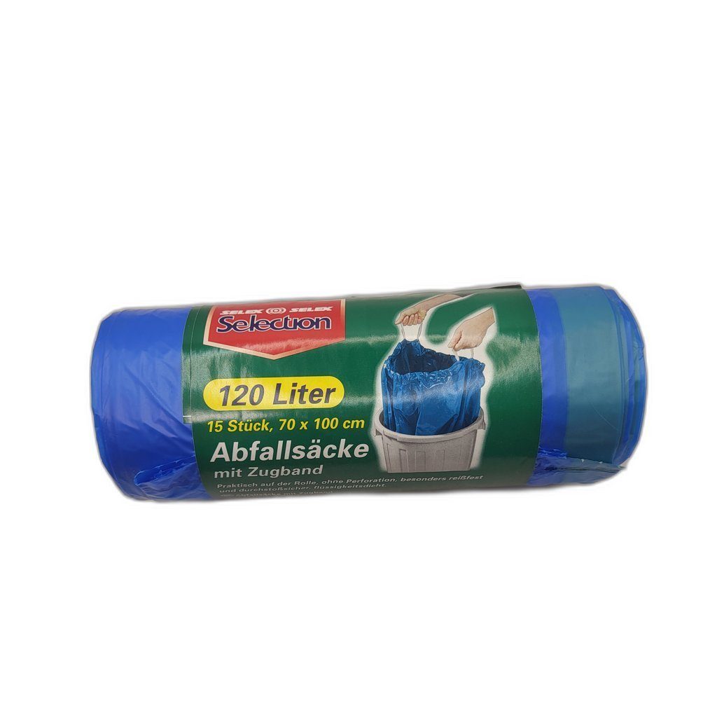 Müllbeutel Selection Müllsack Müllbeutel Abfallbeutel mit Zugband 15 Stück
