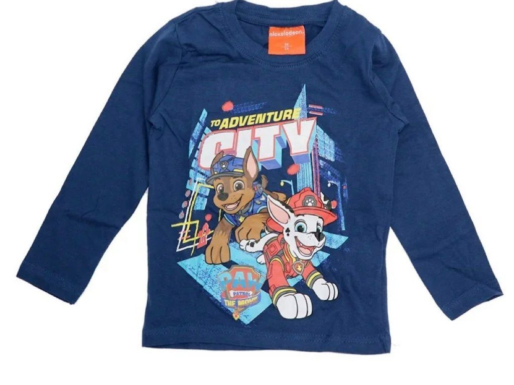 PAW PATROL Langarmshirt Paw Patrol Langarmshirt Chase und Marshall