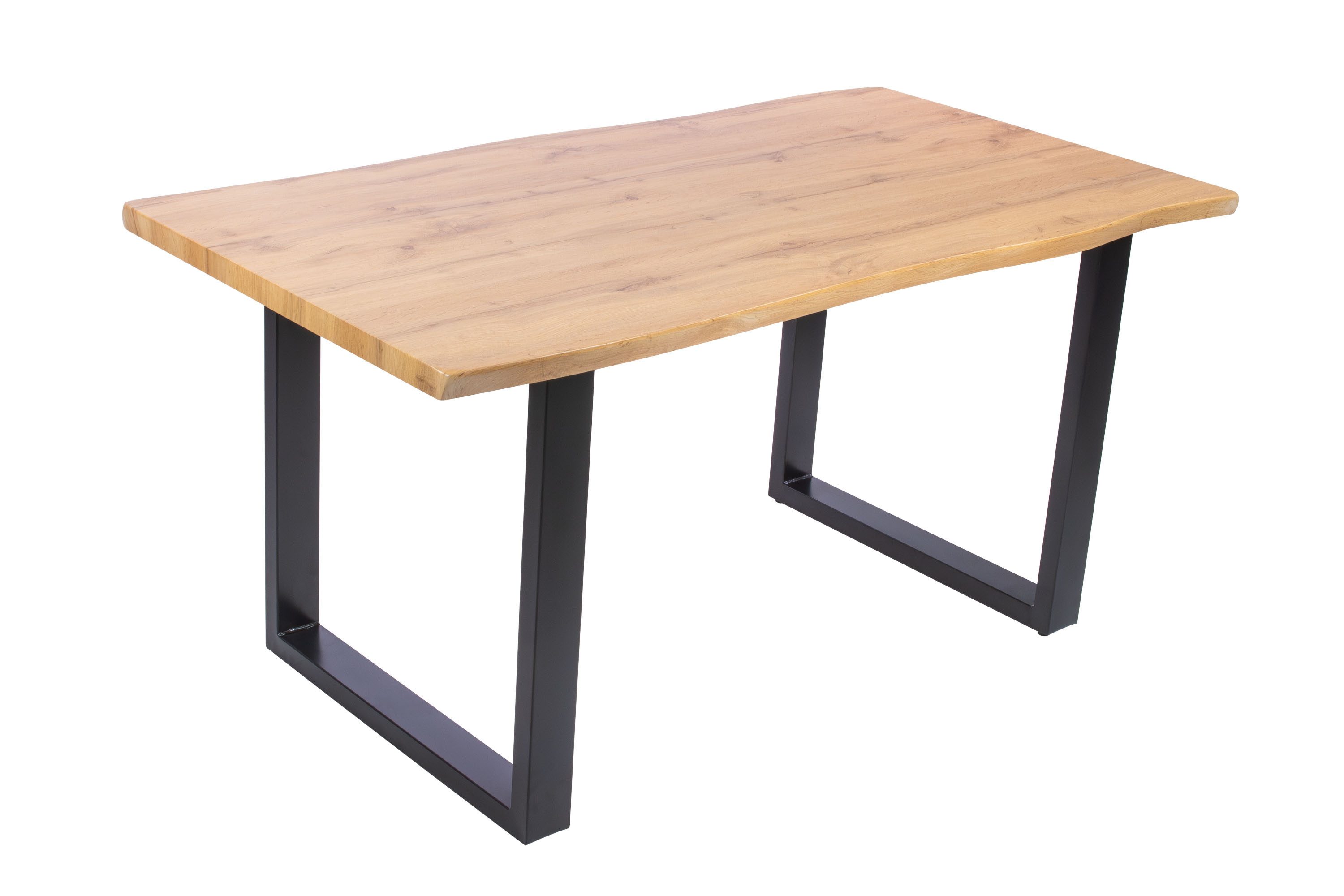 Loreno® Esstisch Josy, Holz Wildeiche-Optik, Baumkante, günstig online kaufen
