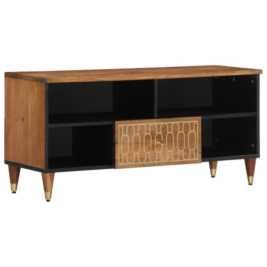 vidaXL TV-Schrank TV-Schrank 100x33x46 cm Massivholz (1-St)