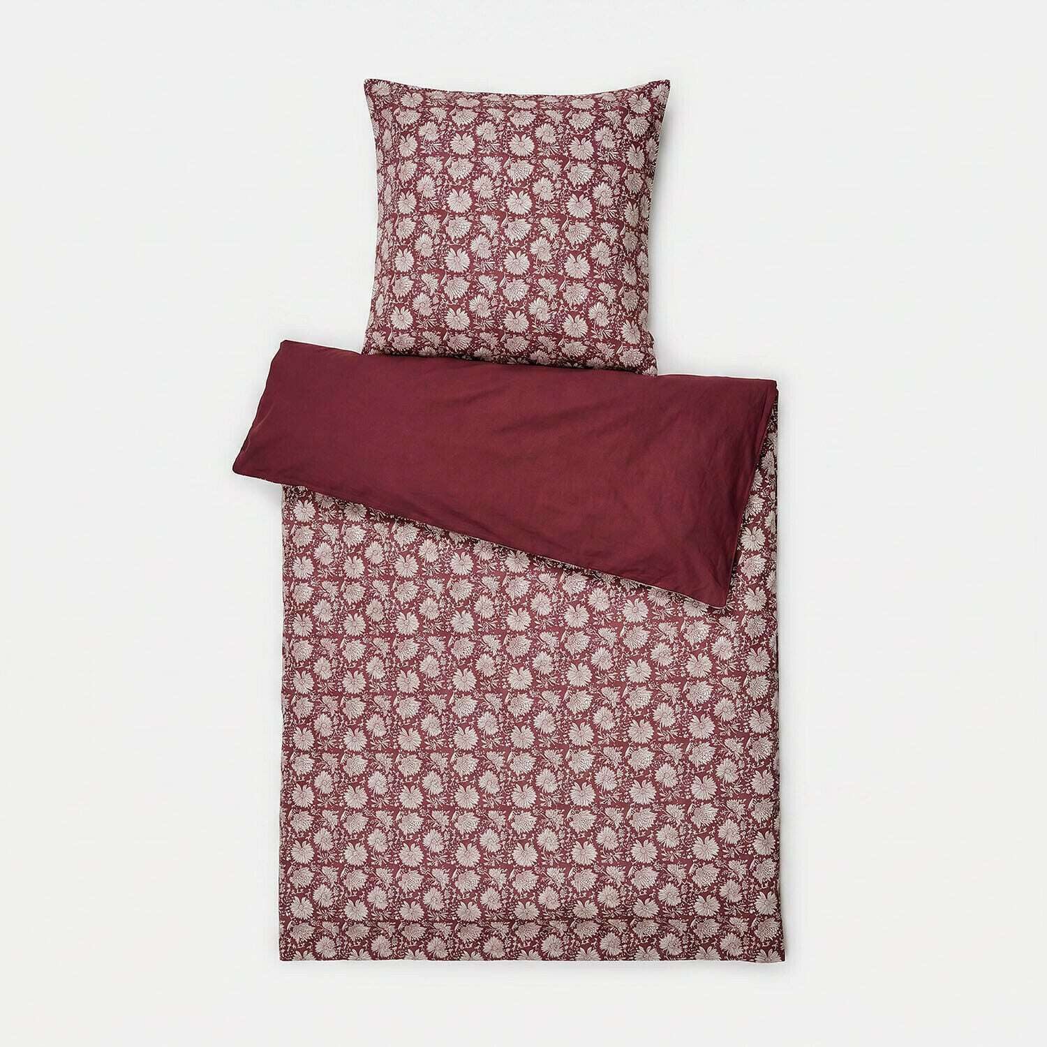 Mirabeau Bettwäsche Bettwäsche Jouvenay bordeaux, 100% Baumwolle