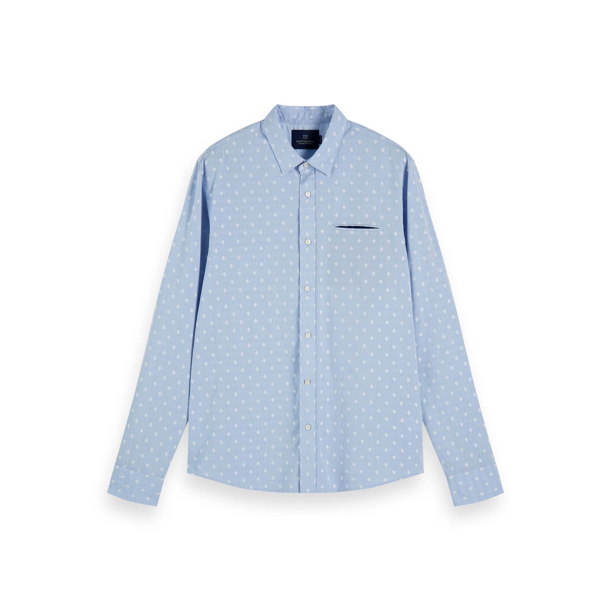 Kurzarmhemd Scotch & Soda Herren Hemd Pochet Shirt 155168