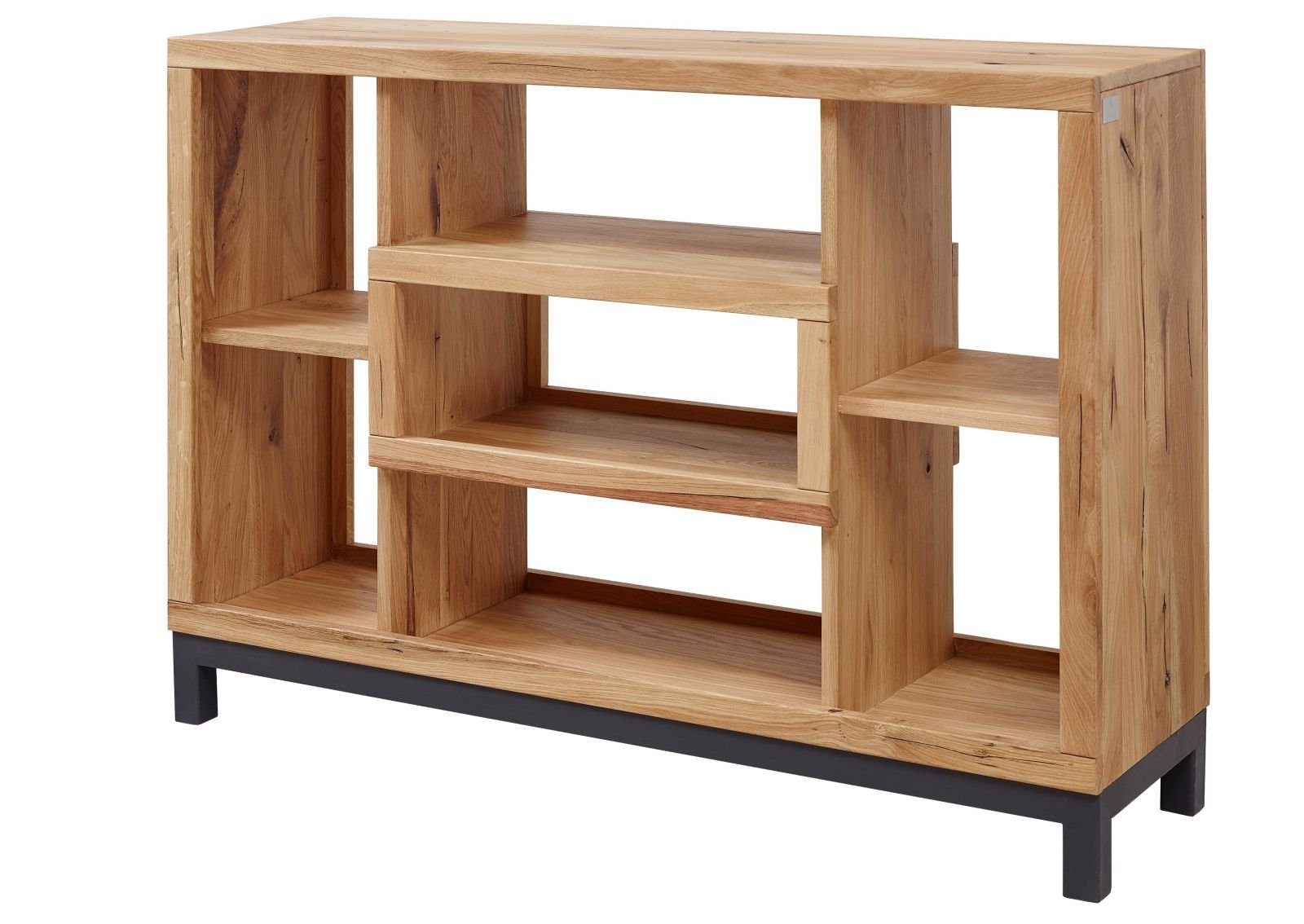 Massivmoebel24 Raumteiler, 1-tlg., Raumteiler Wildeiche 120x34x90 natur geö günstig online kaufen