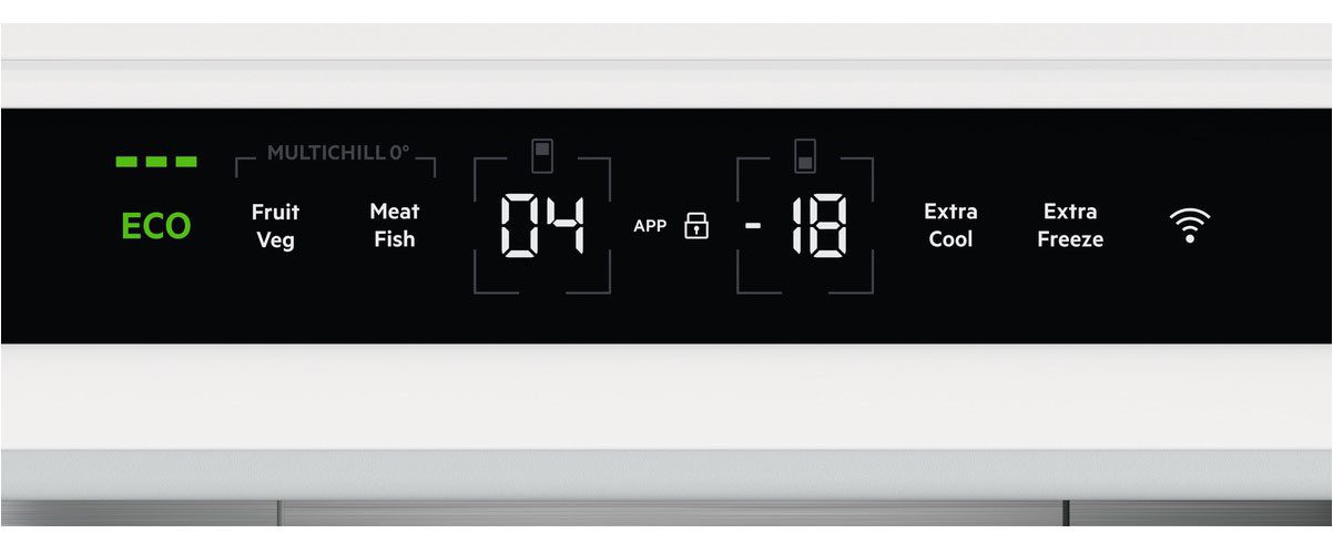 AEG Einbaukühlgefrierkombination Serie 9000 TSC9V18WCC3, 176,9 cm hoch, 55,7 cm breit, MultiChill-Null-Grad-Schublade -3°C bis +5°C wählbar, WiFi, NoFrost