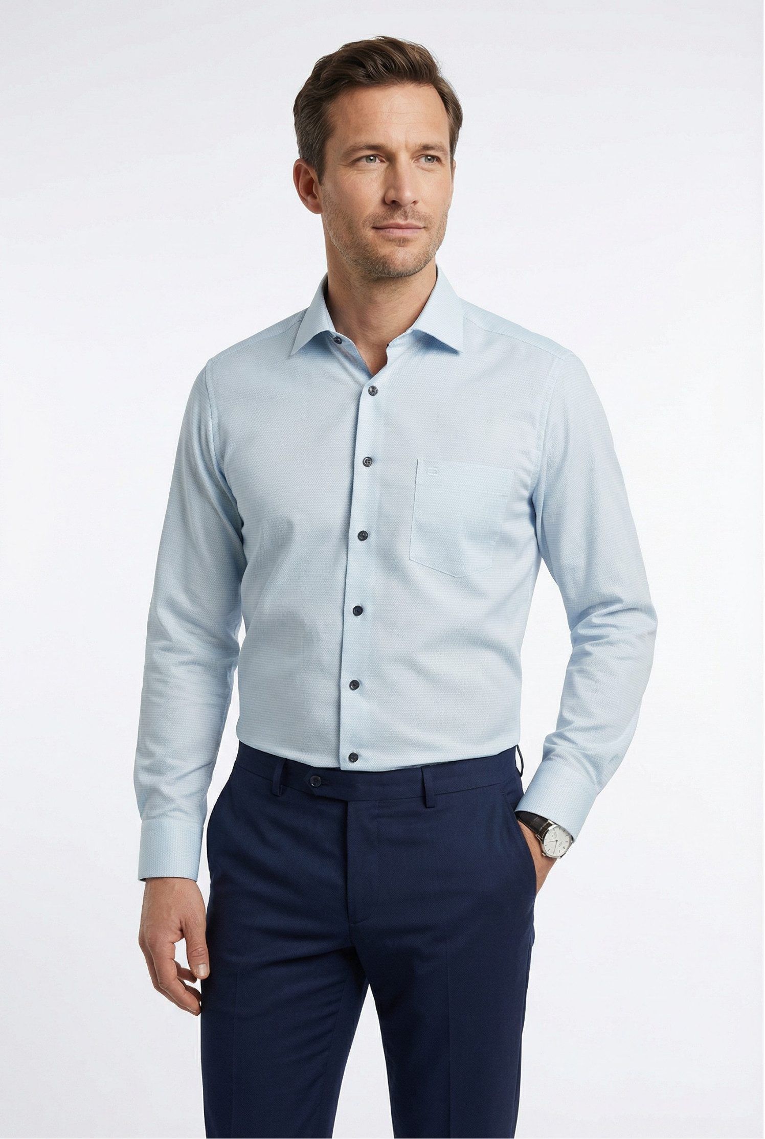 OLYMP Businesshemd Luxor New Kentkragen, comfort fit