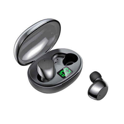 Hikity TWS Kopfhörer Bluetooth 5.3 In-Ear Ohrhörer Wireless 9D Touch Control In-Ear-Kopfhörer (Wireless Headset, Berührungssteuerung)