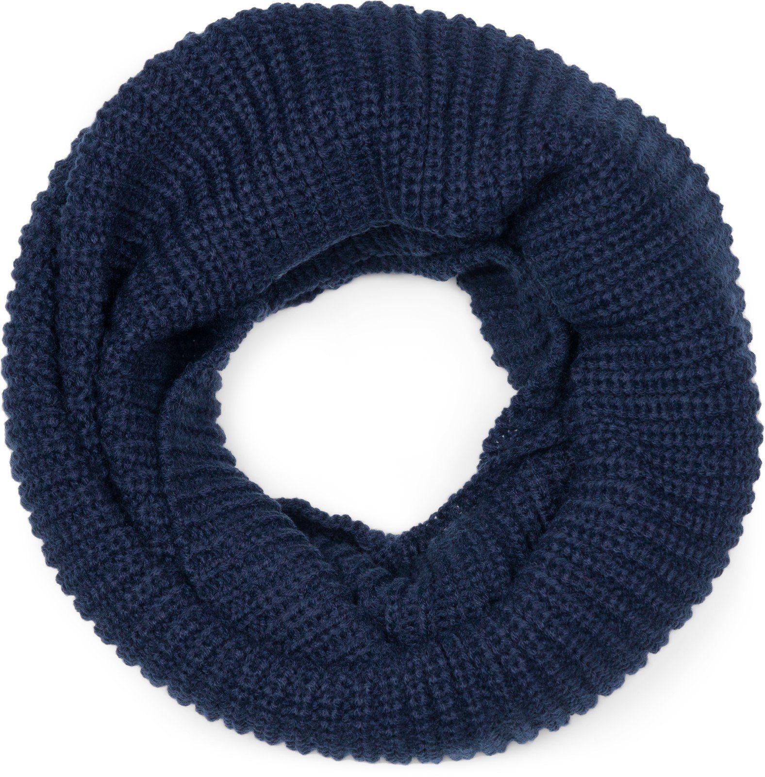 styleBREAKER Strickschal Unifarbener Feinstrick Loop, (1-St)