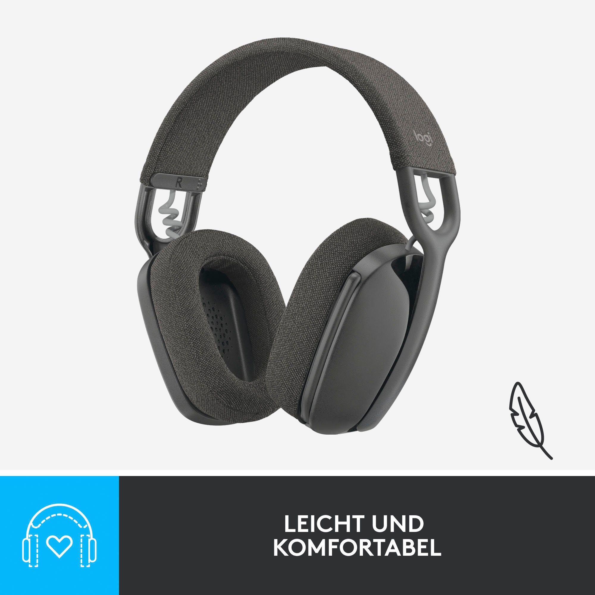 Logitech Zone 100 Gaming-Headset Vibe (Noise-Cancelling, Bluetooth)