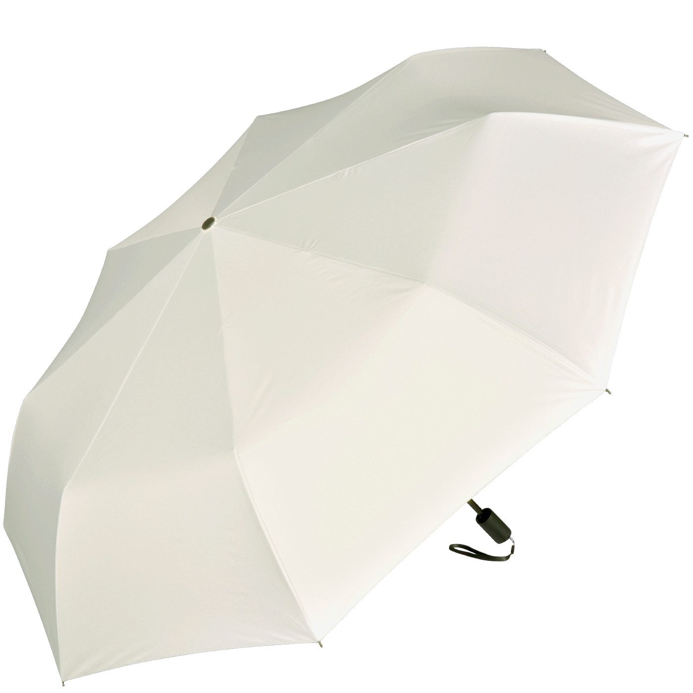 iX-brella Trekkingschirm XL Sonnen-Regenschirm mit UPF 50+, UV-Hitze-Schutz, mit Umhängetasche, mit Handöffner, innen schwarz