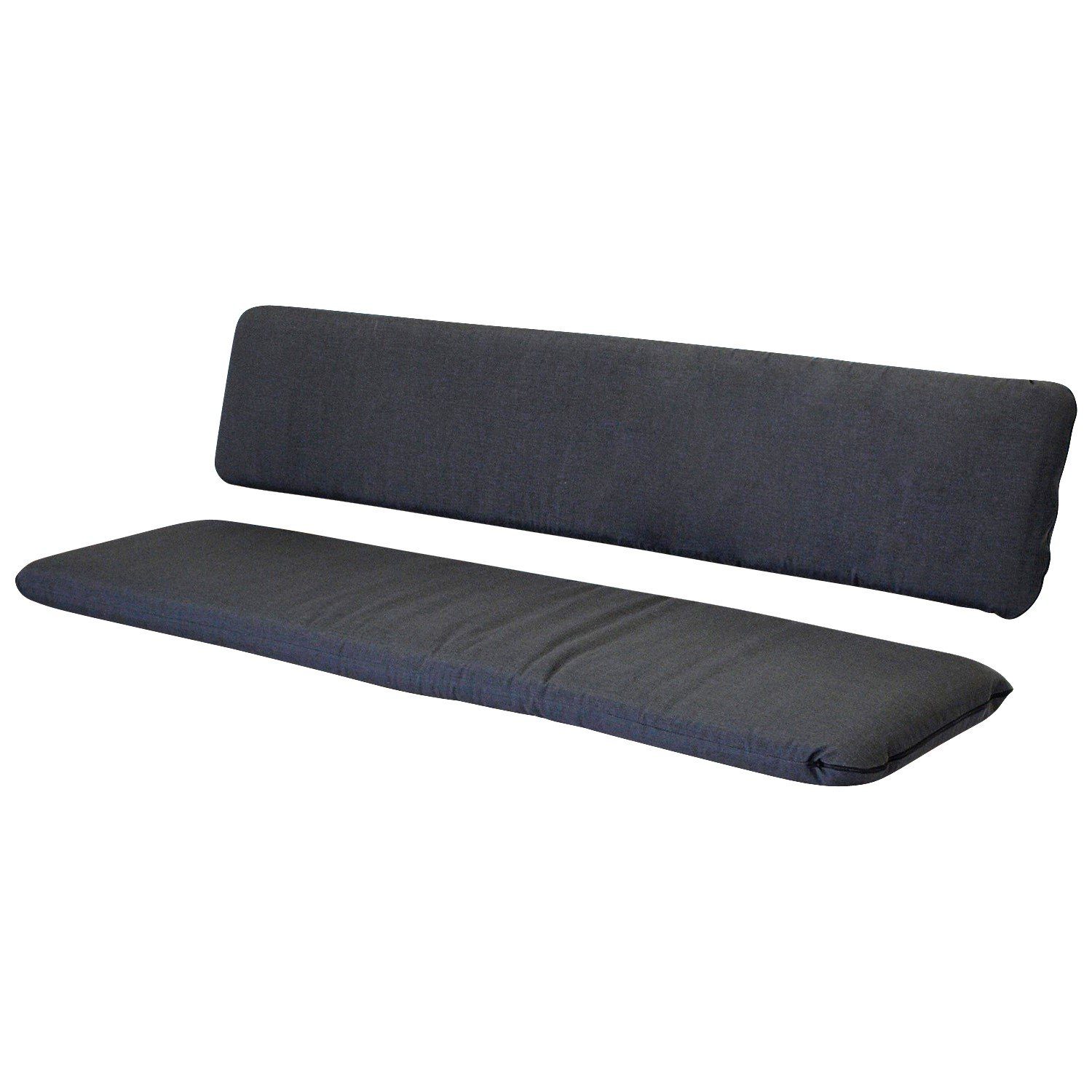 DEGAMO Bankauflage ARIZONA, (1 St), 3-sitzer 150cm, anthrazitgrau, 2-teilig mit separater Rückenlehne – Bild 5 von 5