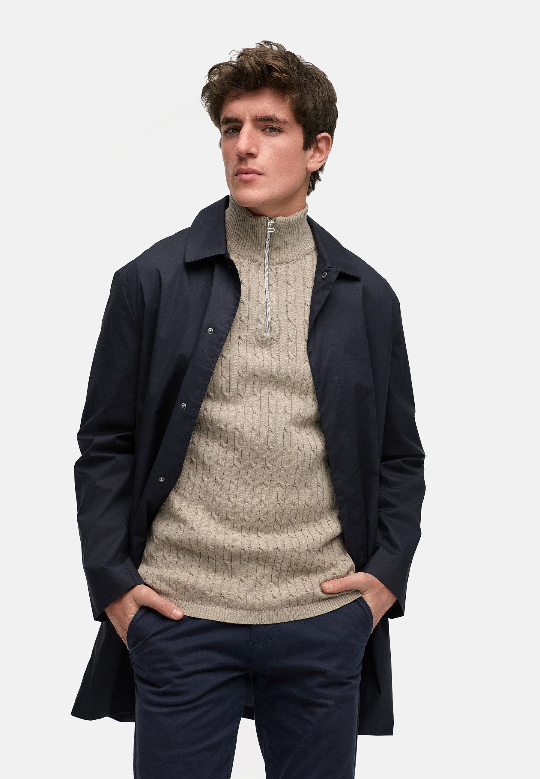 Kronstadt Kurzmantel Herren KSCesar Mantel Winter Herrenmantel mit versteck günstig online kaufen