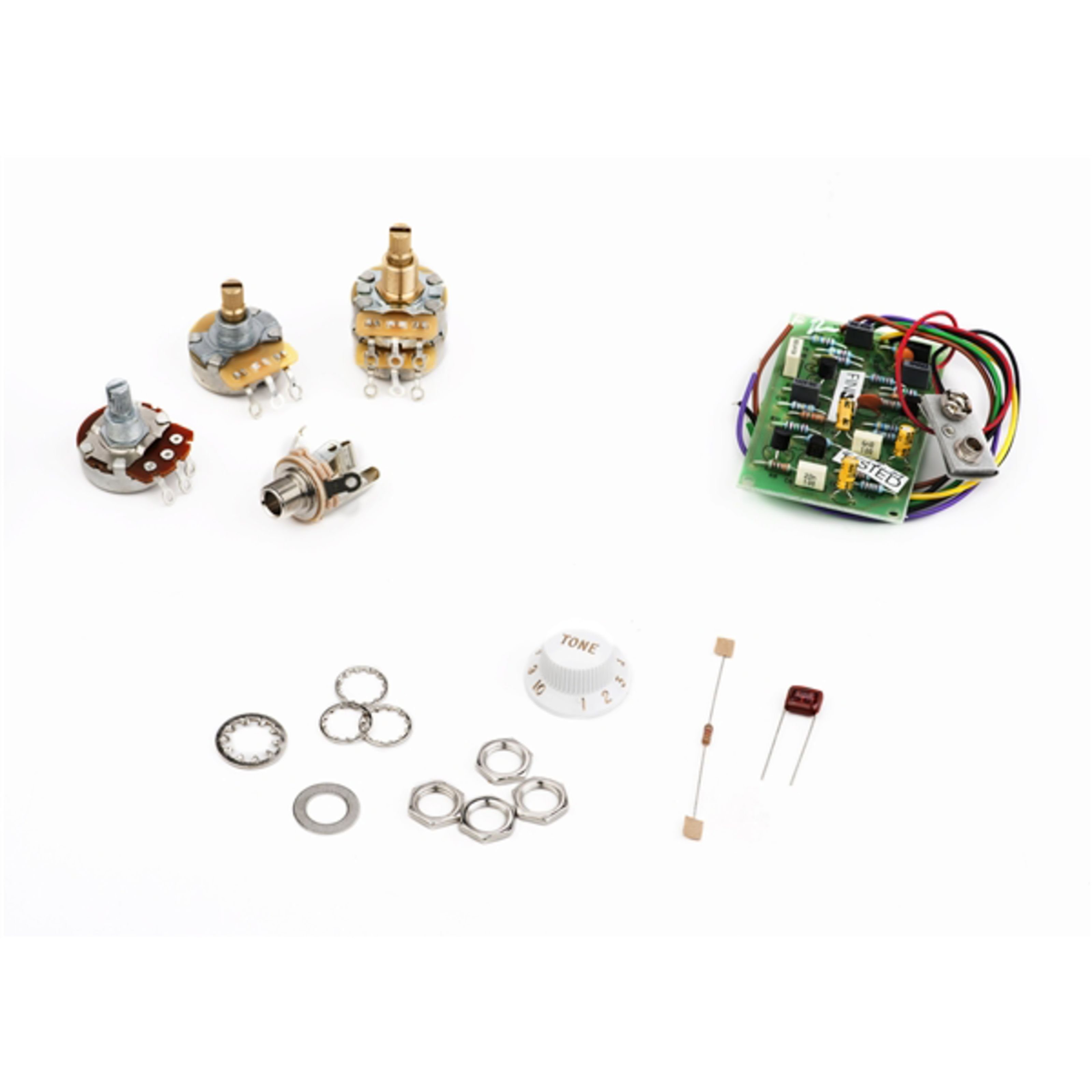 Fender E-Gitarre, ersatzteile für Gitarren, Diverse Ersatzteile, Stratocaster Mid Boost Kit - Gitarren Ersatzteil
