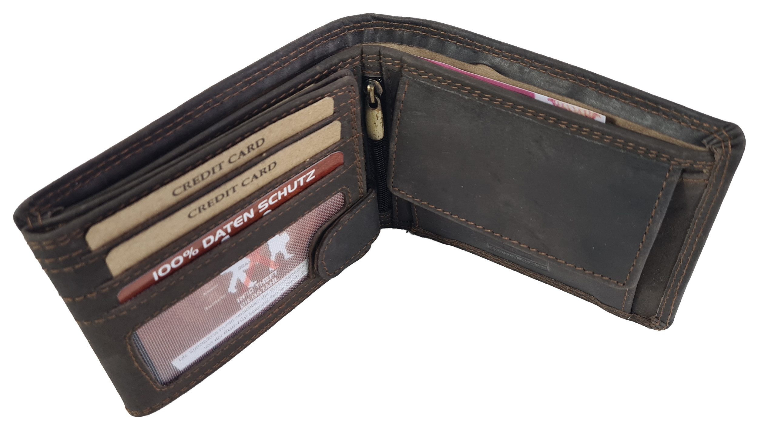 Einkaufszauber Geldbörse Echt Büffel-Leder Geldbeutel Sternzeichen Skorpion günstig online kaufen