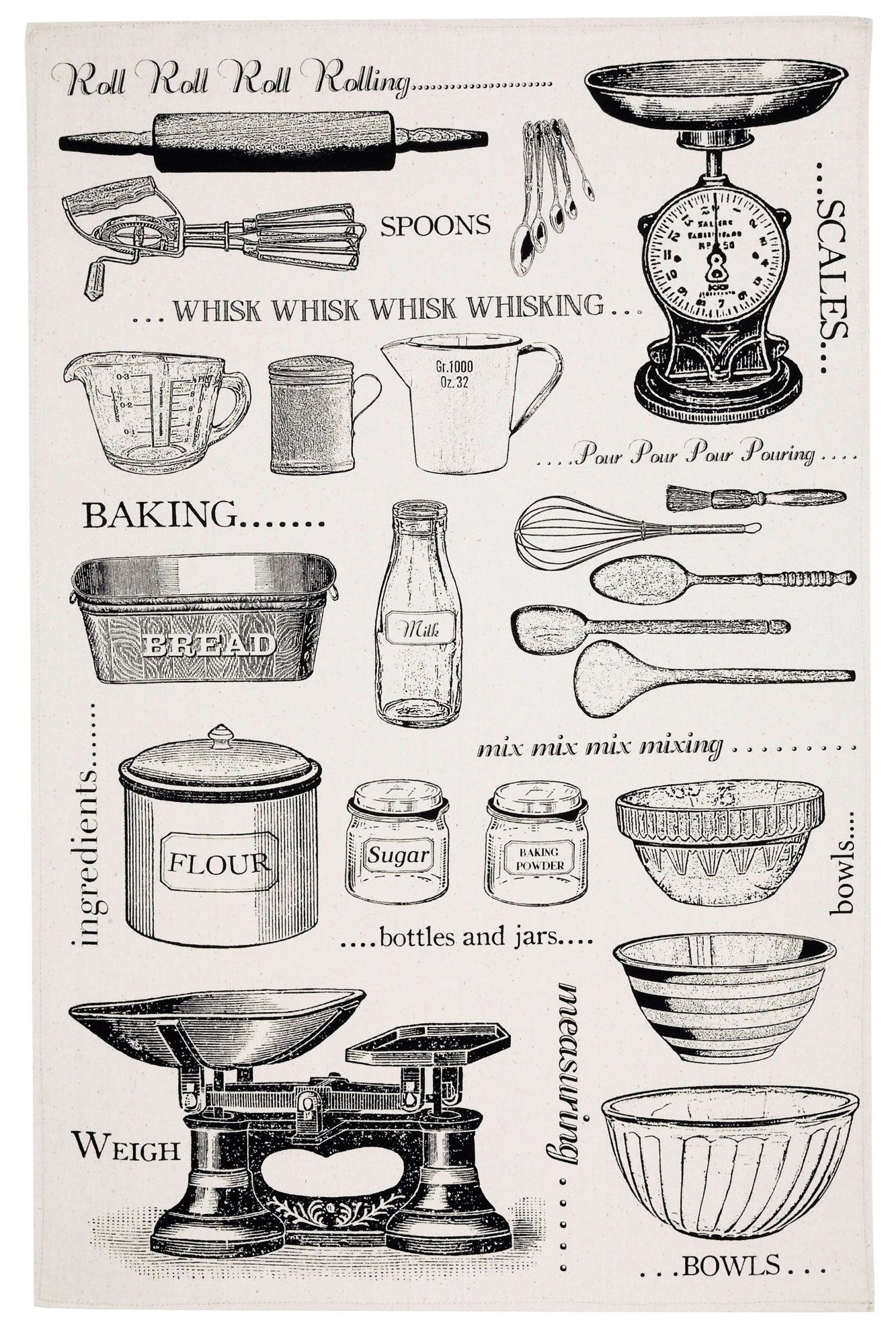 Ulster Weavers Geschirrtuch Baking, (Set, 1-tlg., 1-teilig), 100% Baumwolle günstig online kaufen