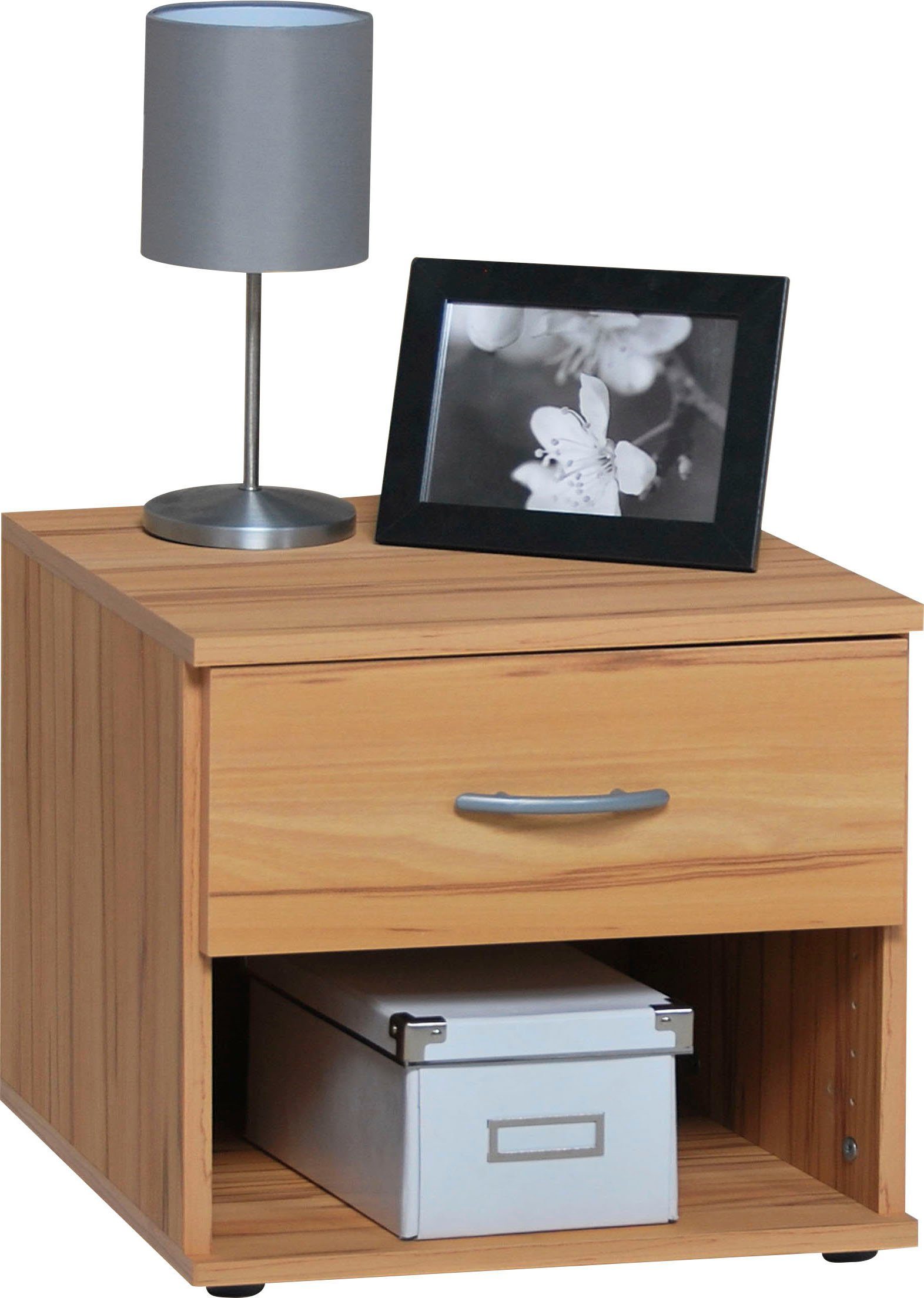 VOGL Möbelfabrik Container Barrie, Bürocontainer, Nachtschrank, mit Schubladen & Füßen (1-St) verschiedene Ausführungen, Höhe 37 cm, Made in Germany
