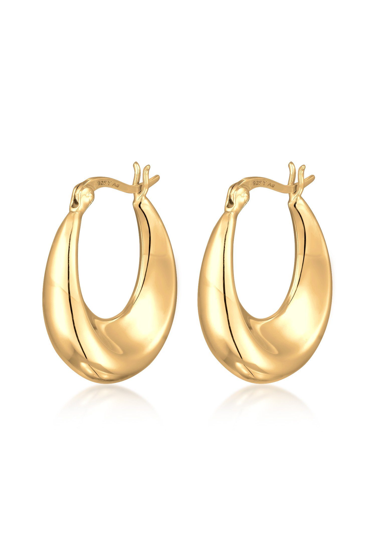 Elli Paar Creolen Creolen Elegant Klassik 925 Silber günstig online kaufen