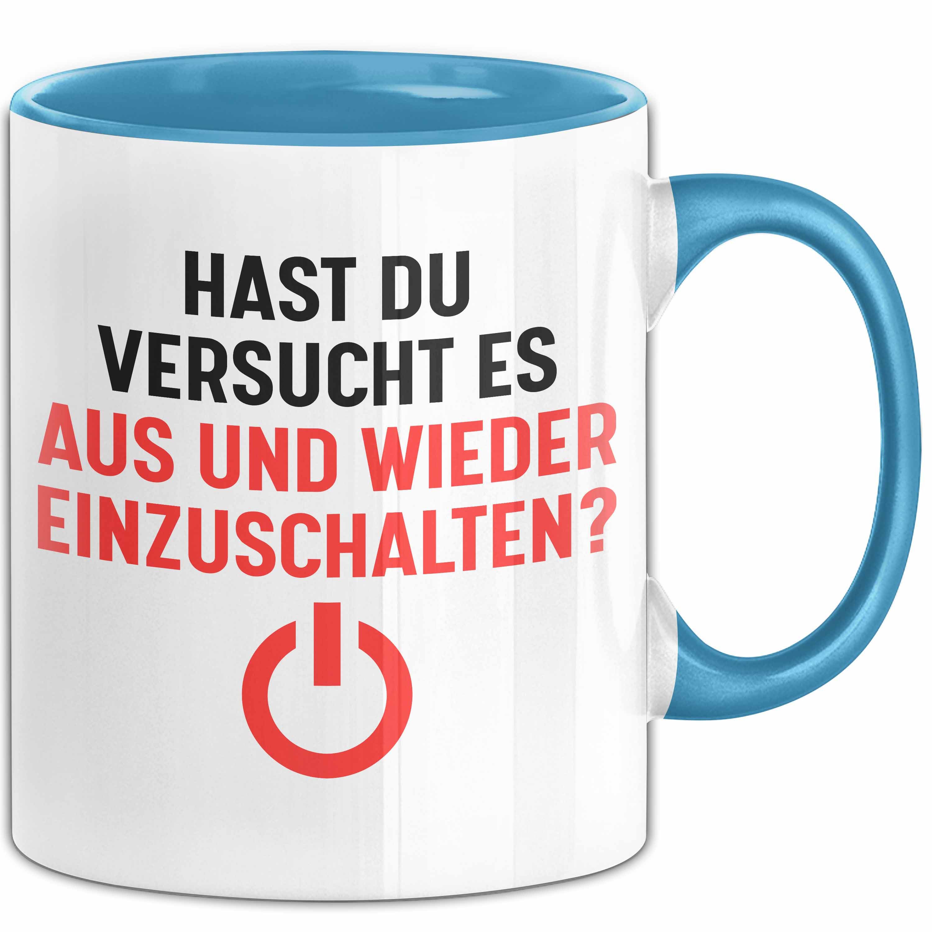 Tasse It-Techniker Tasse Geschenk Aus Einschalten Ttler Nerd Lustig