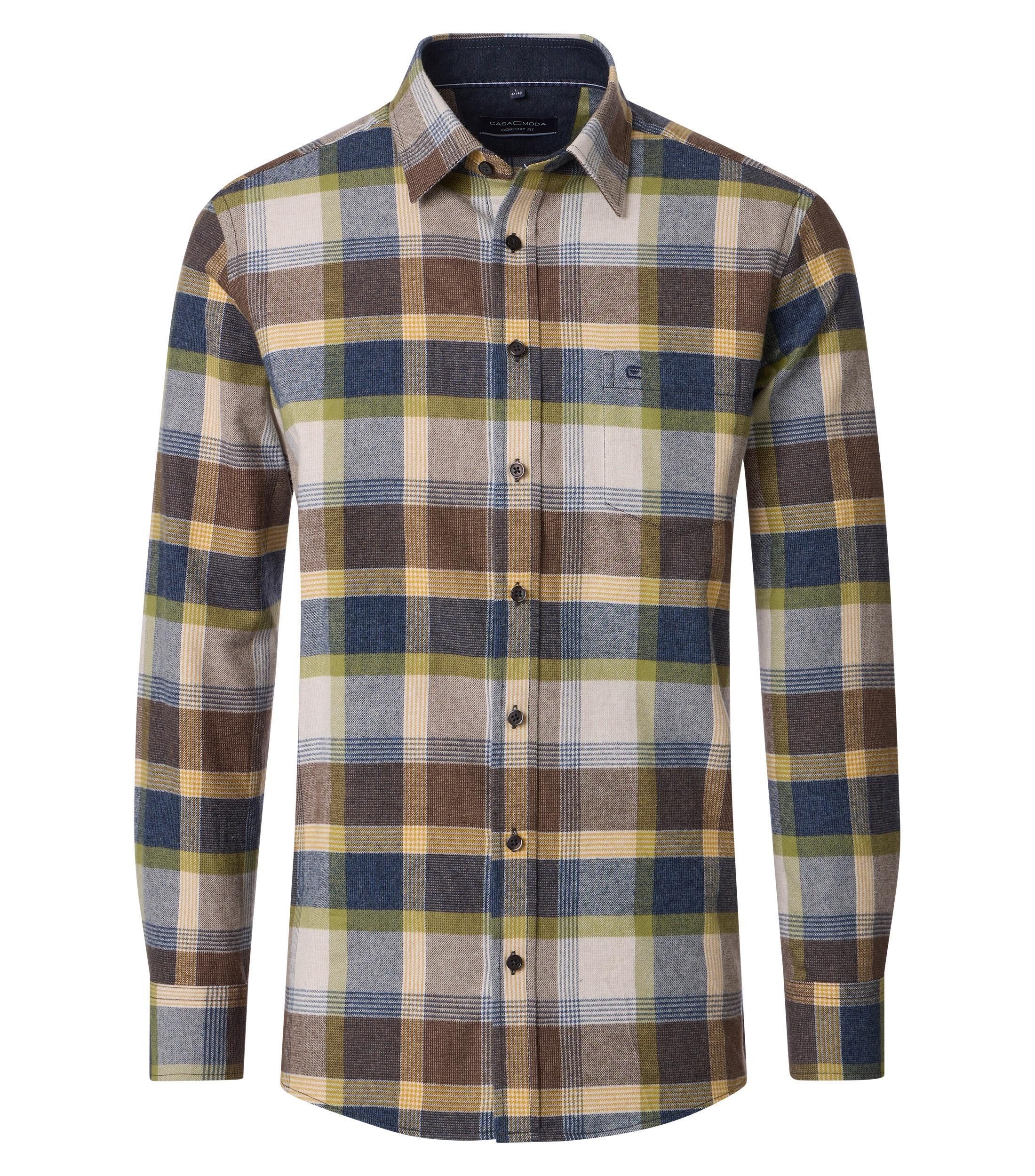 CASAMODA Langarmhemd CASAMODA Freizeithemd kariert günstig online kaufen