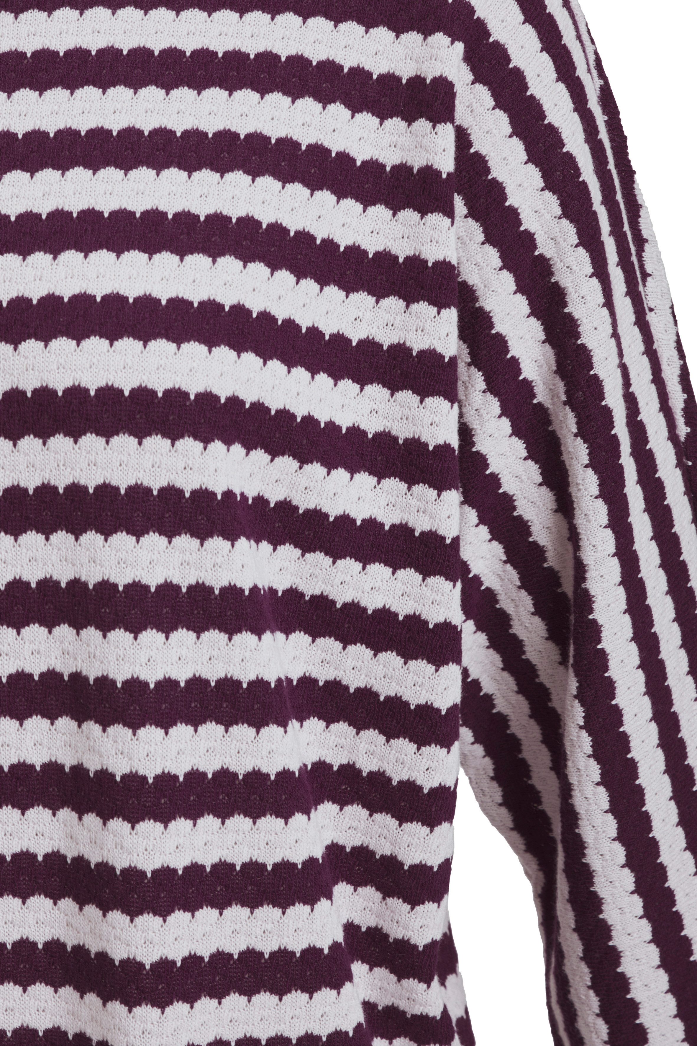 H.I.S 3/4-Arm-Shirt mit herbstlichem Streifendesign aus besonderer Strukturqualität – Bild 5 von 5