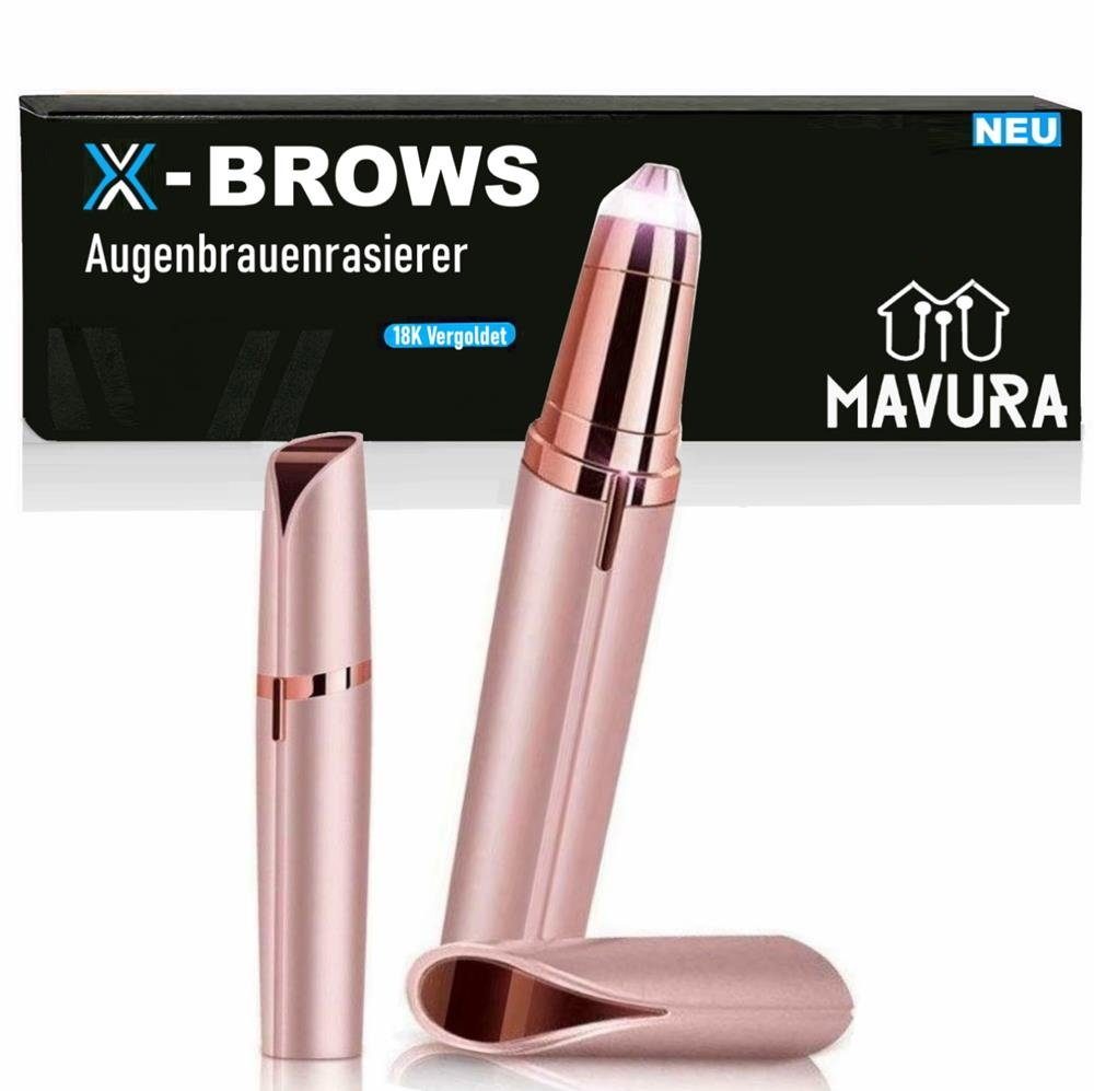Augenbrauenrasierer X-BROWS Augenbrauenrasierer Gesichtshaarentferner Augenbrauentrimmer