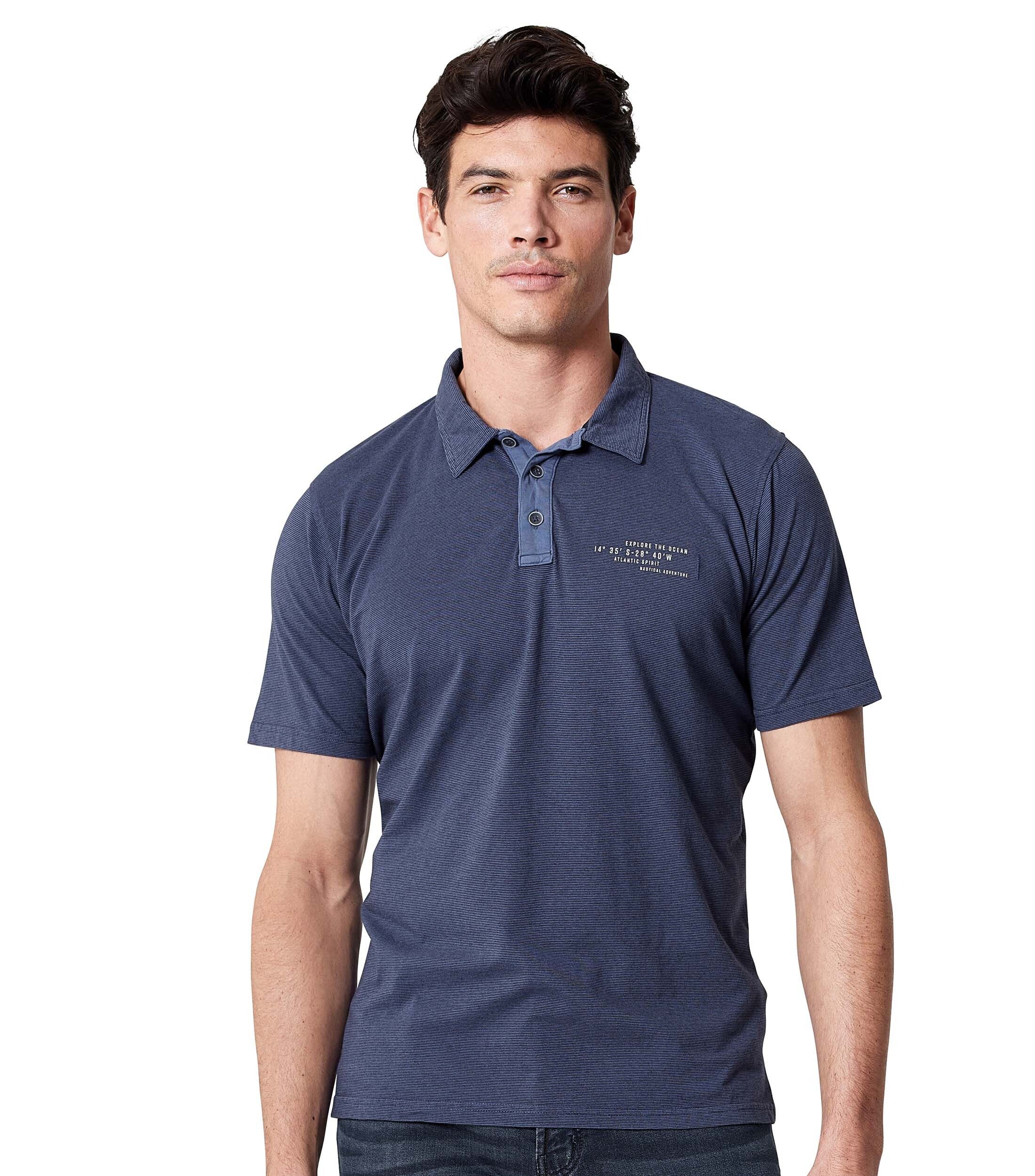 Poloshirt CASAMODA Polo-Shirt gestreift
